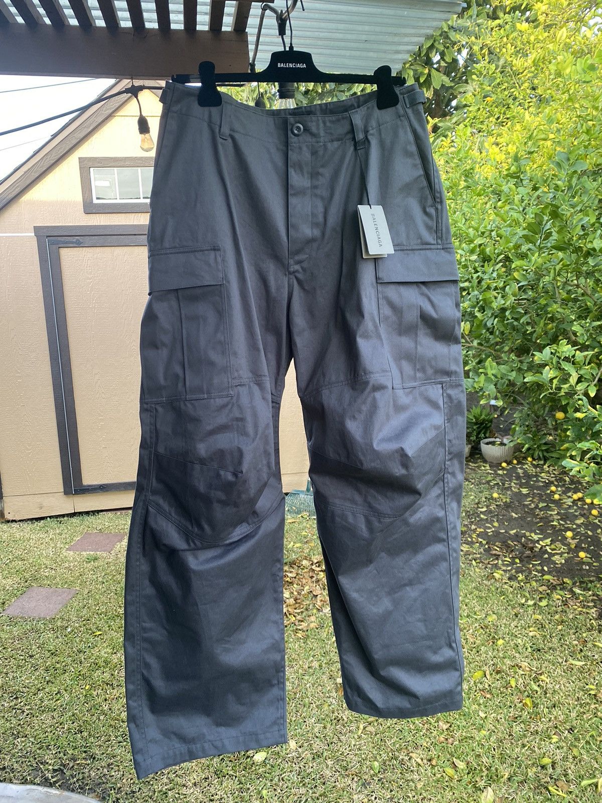 パンツ BALENCIAGA 22WINTER KICKS CARGO TROUSERS Balenciaga Kick Cargo Pants Black Men's - FW22 - US