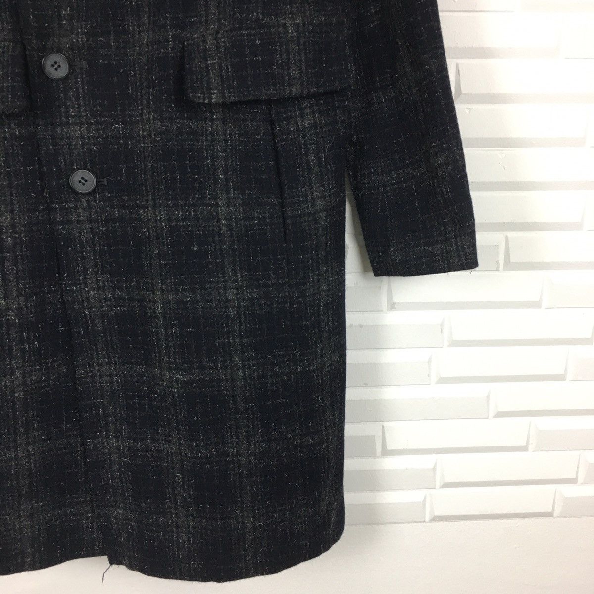 Japanese Brand Kamishima Chinami Wool Blend Mac Coat Size US S / EU 44-46 / 1 - 4 Thumbnail