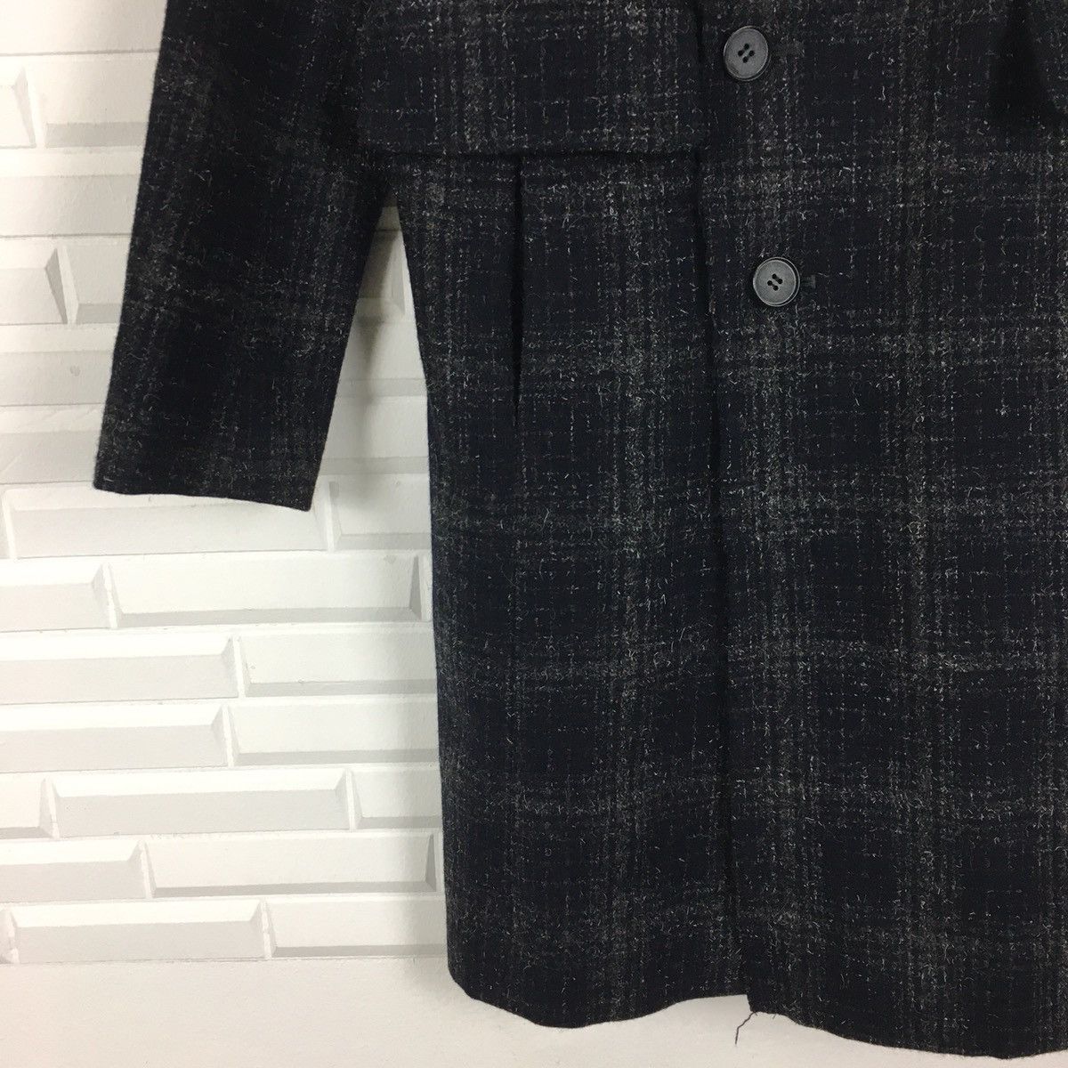 Japanese Brand Kamishima Chinami Wool Blend Mac Coat Size US S / EU 44-46 / 1 - 3 Thumbnail