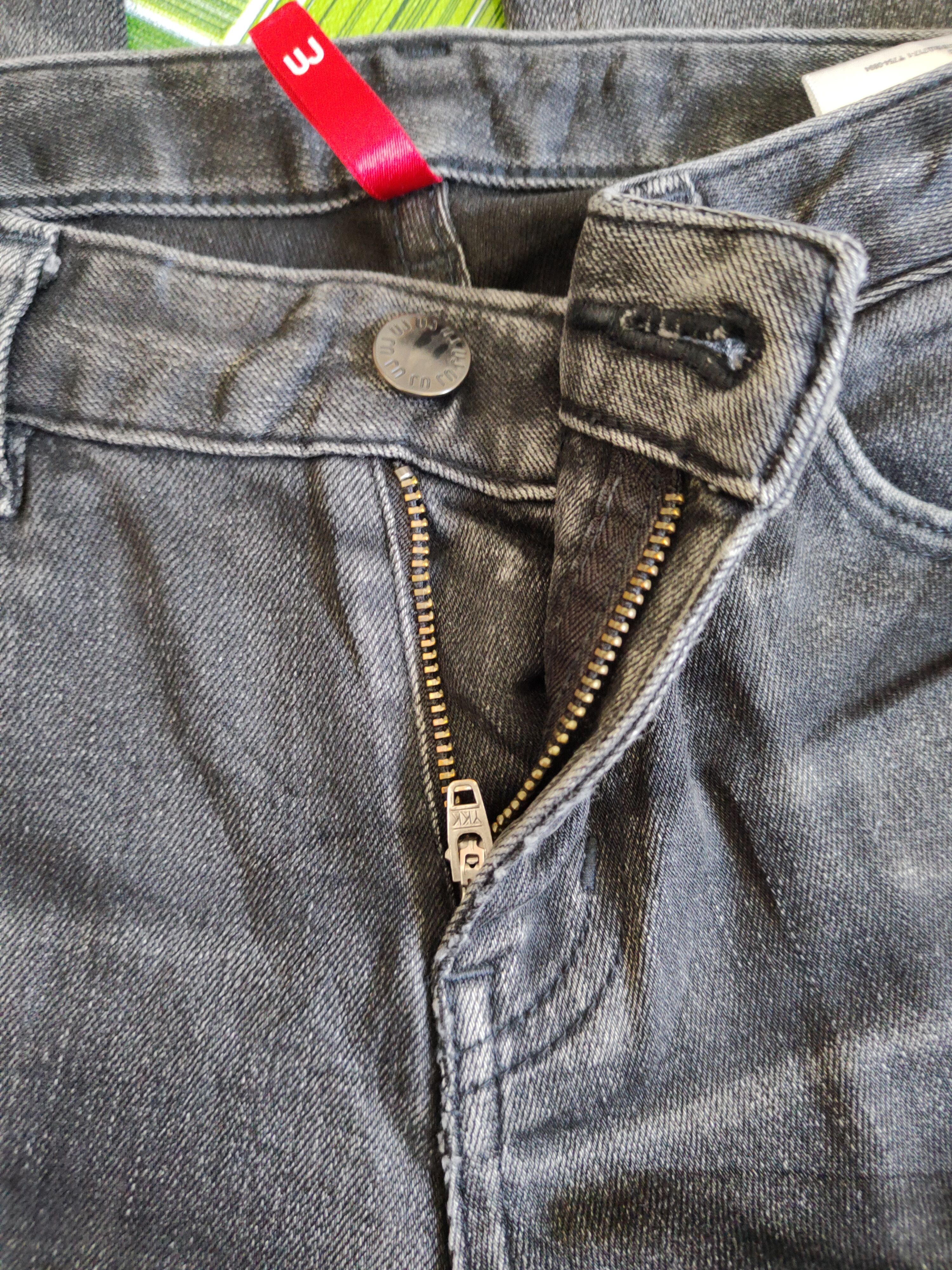 Japanese Brand Uniqlo Black Multi Pocket Tactical Skinny Jeans #S625 Size 26" / US 2 / IT 38 - 12 Thumbnail