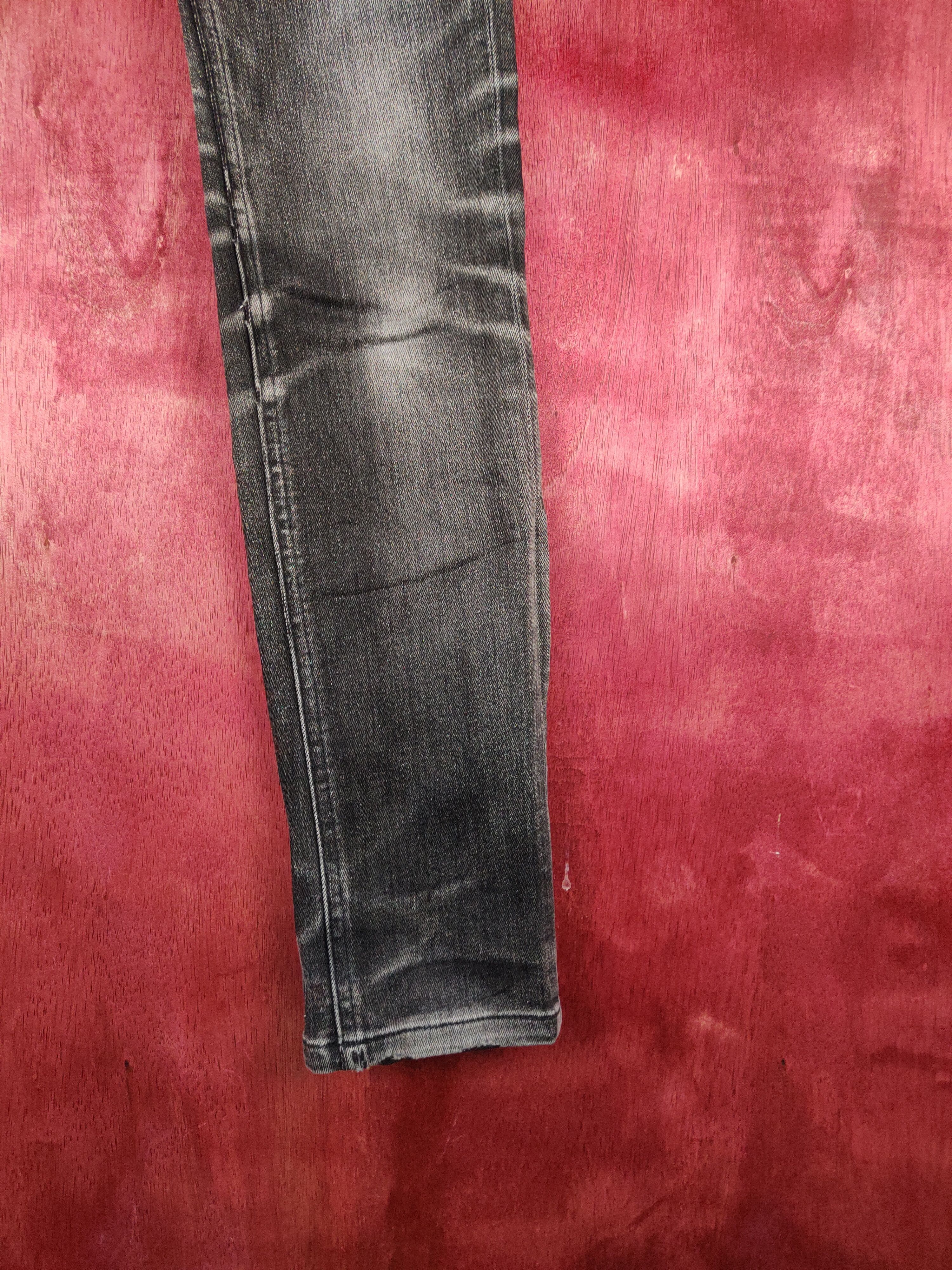 Japanese Brand Uniqlo Black Multi Pocket Tactical Skinny Jeans #S625 Size 26" / US 2 / IT 38 - 6 Thumbnail