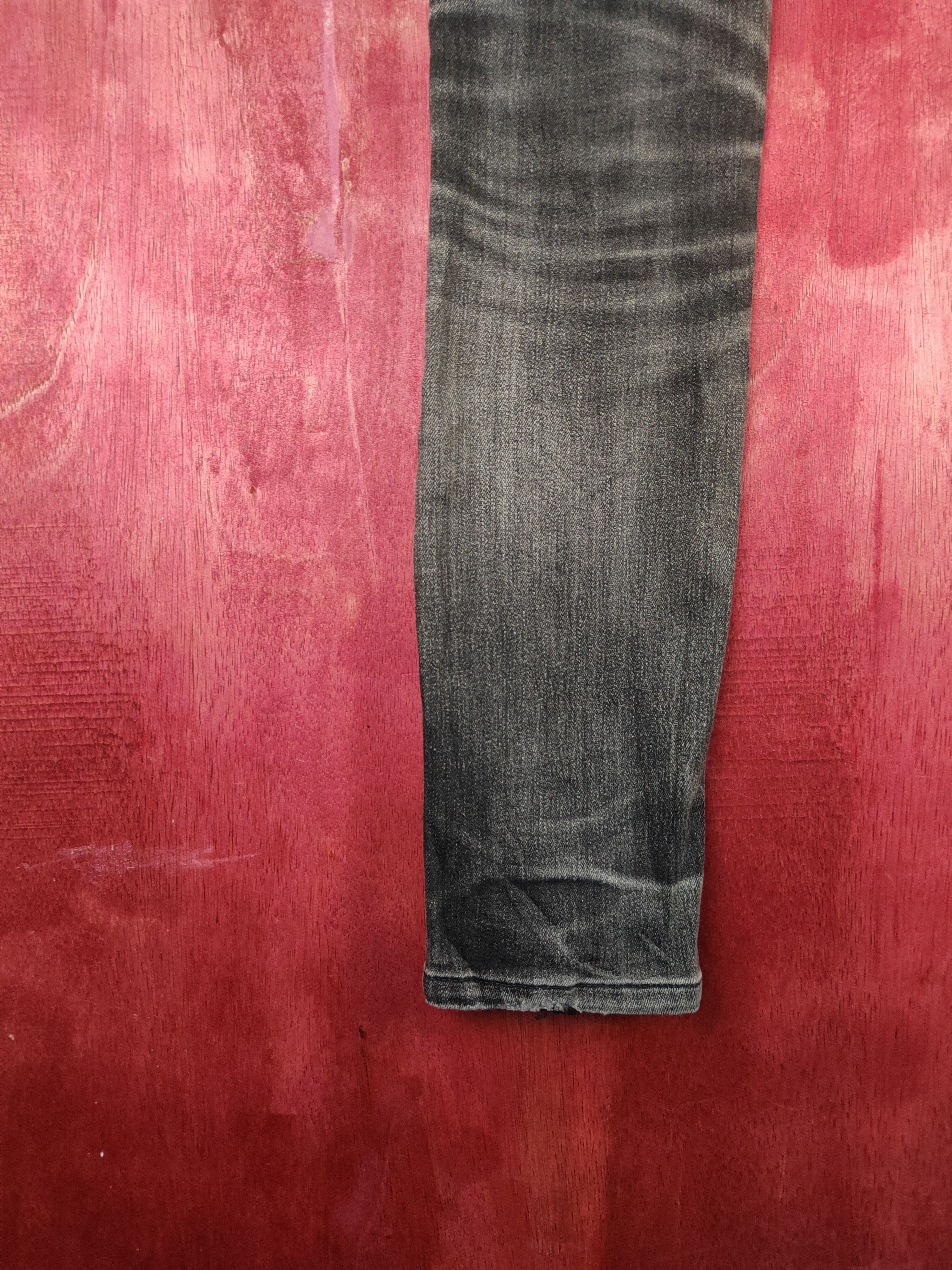 Japanese Brand Uniqlo Black Multi Pocket Tactical Skinny Jeans #S625 Size 26" / US 2 / IT 38 - 9 Thumbnail