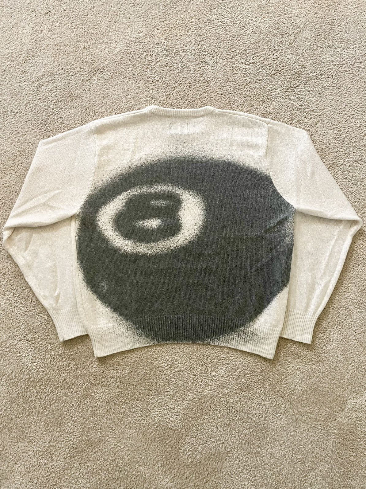 【stussy】8 BALL SPRAY SWEATER 新品 Stussy 8 Ball Spray Sweater 