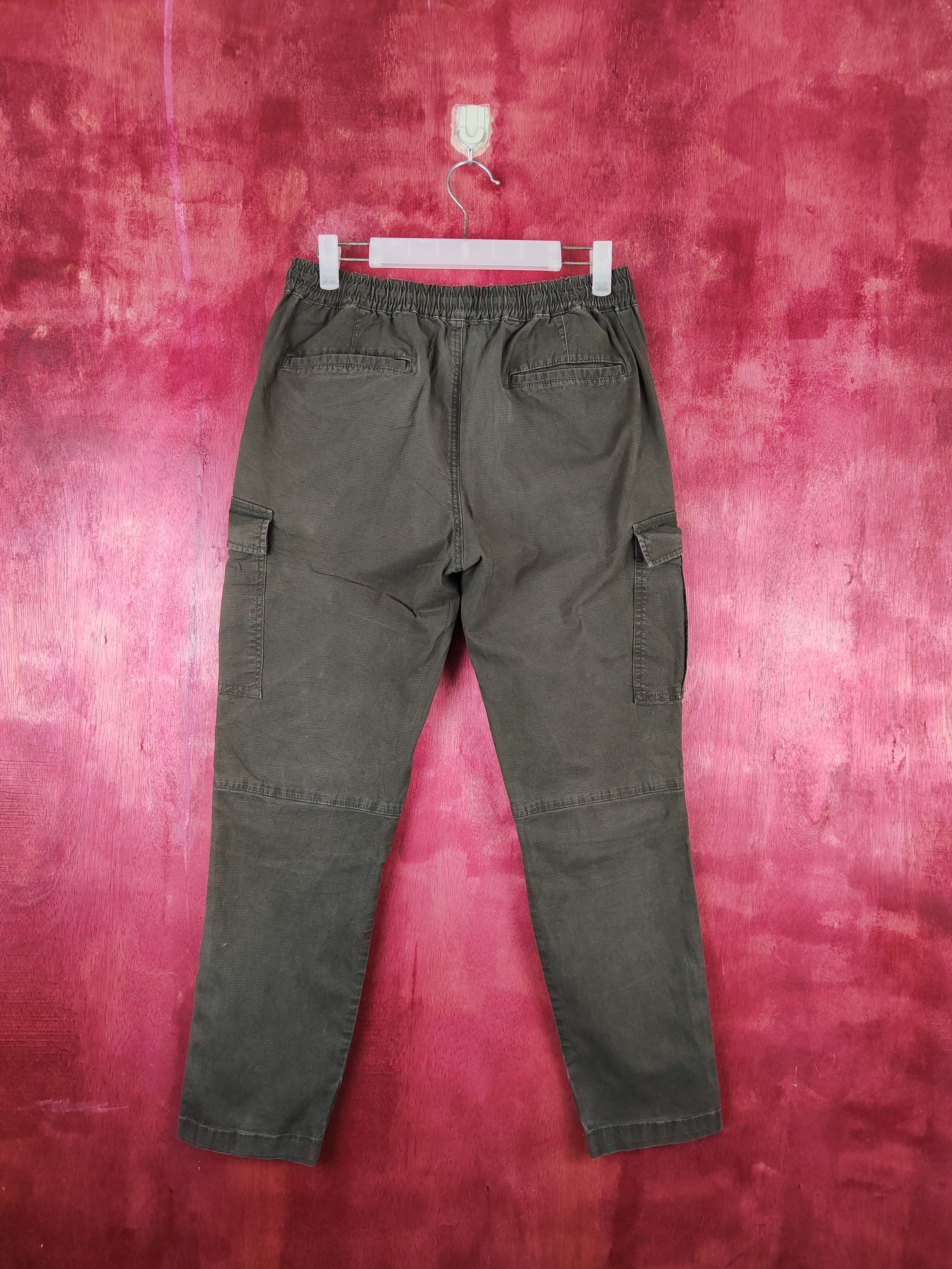 Japanese Brand × Vintage Japanese Brand Dark Olive Multi Pocket Cargo Pants #S627 Size 30" / US 8 / IT 44 - 7 Thumbnail