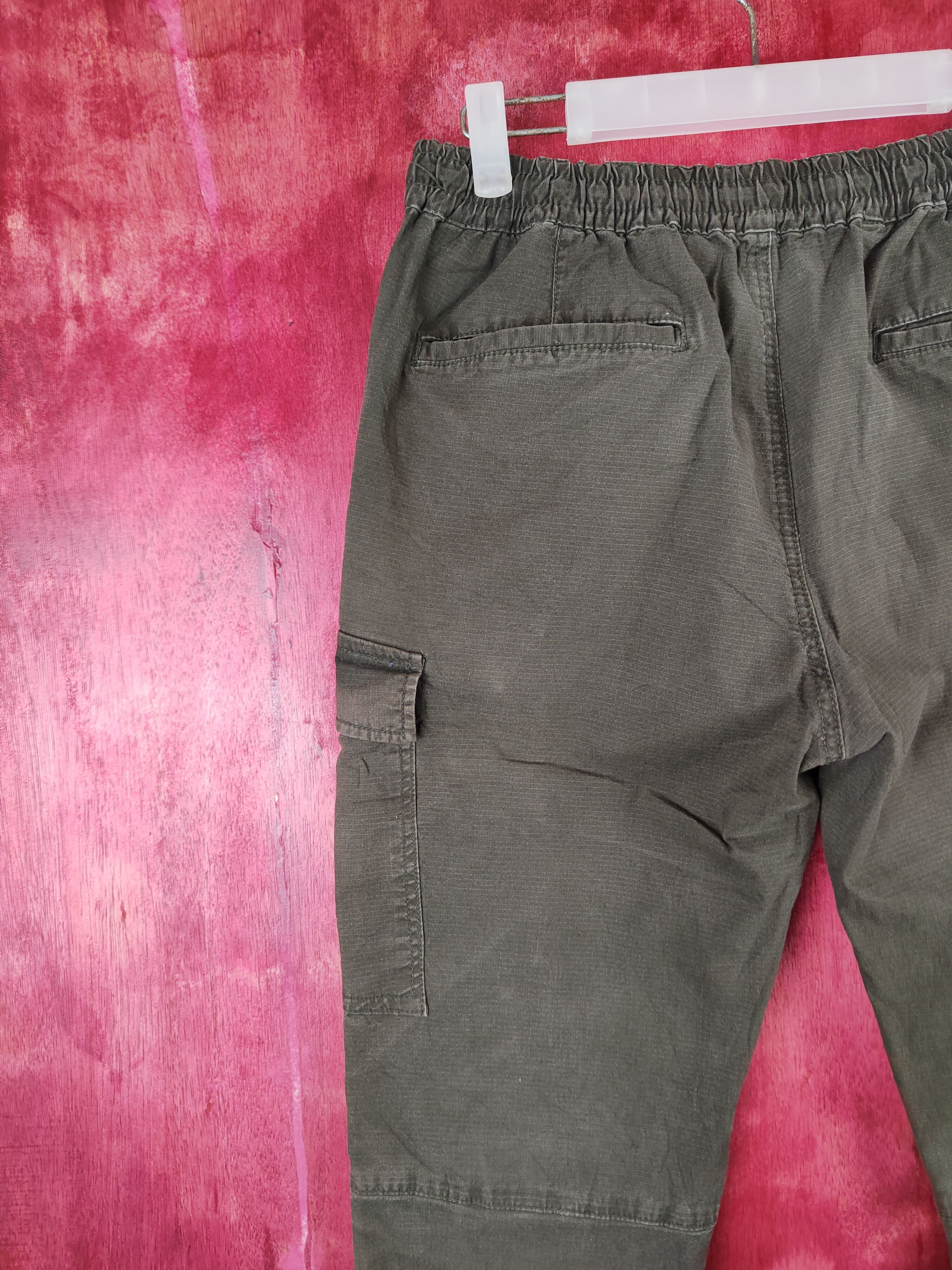 Japanese Brand × Vintage Japanese Brand Dark Olive Multi Pocket Cargo Pants #S627 Size 30" / US 8 / IT 44 - 8 Thumbnail