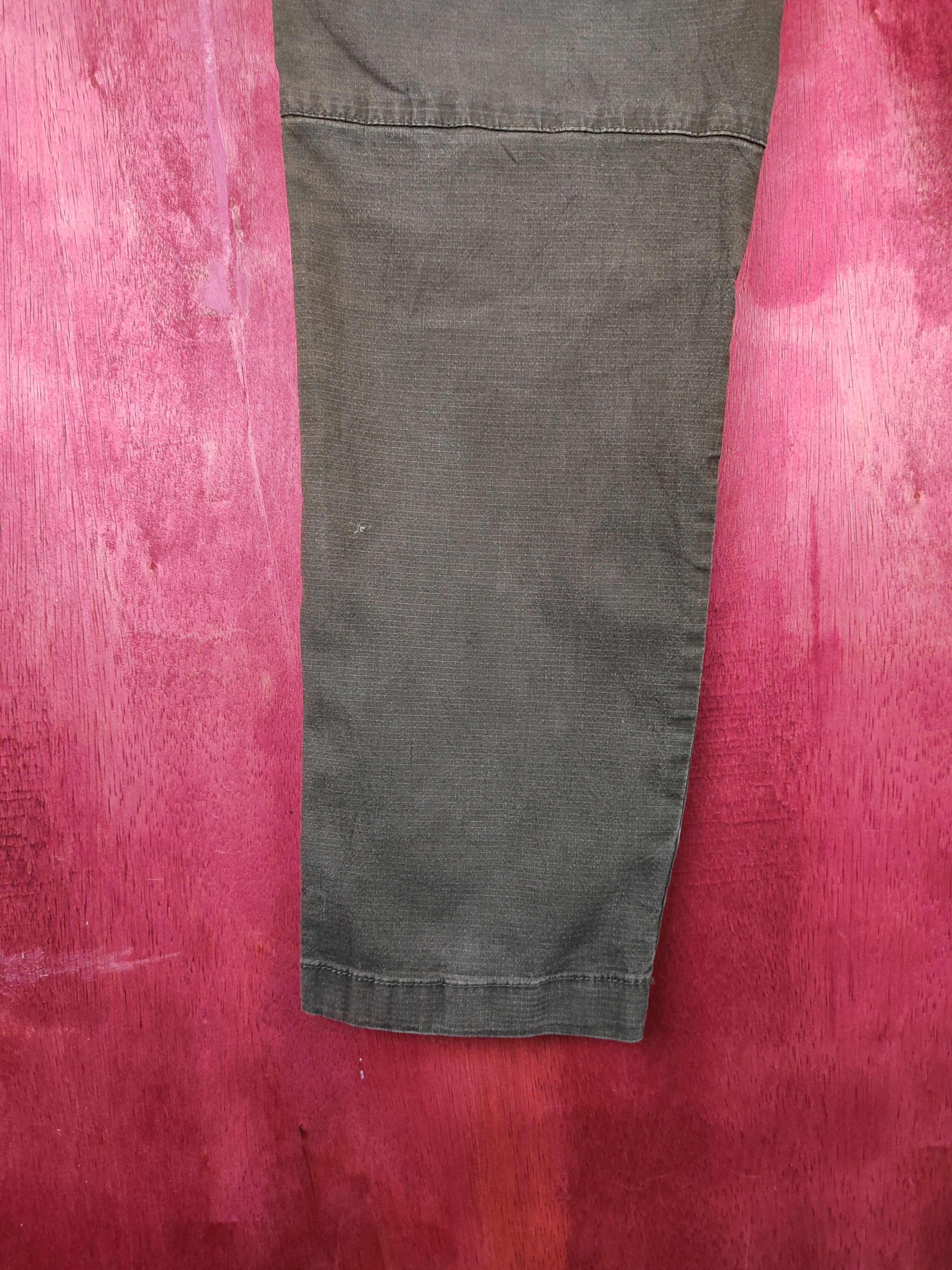 Japanese Brand × Vintage Japanese Brand Dark Olive Multi Pocket Cargo Pants #S627 Size 30" / US 8 / IT 44 - 9 Thumbnail
