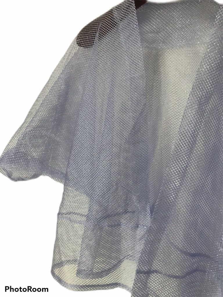 Japanese Brand Transparent mesh net cardigan robe kimono Size US XL / EU 56 / 4 - 3 Thumbnail