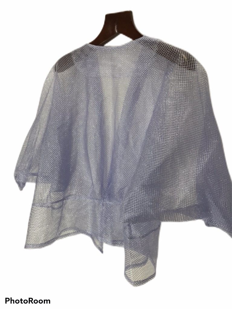 Japanese Brand Transparent mesh net cardigan robe kimono Size US XL / EU 56 / 4 - 4 Thumbnail