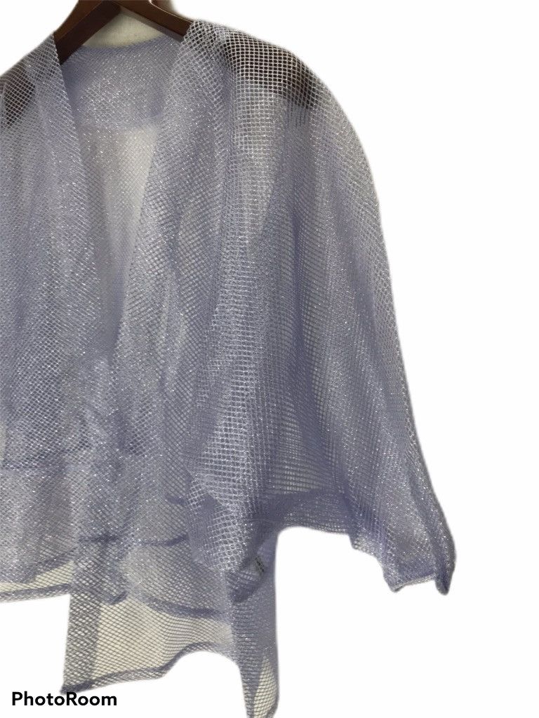 Japanese Brand Transparent mesh net cardigan robe kimono Size US XL / EU 56 / 4 - 2 Thumbnail