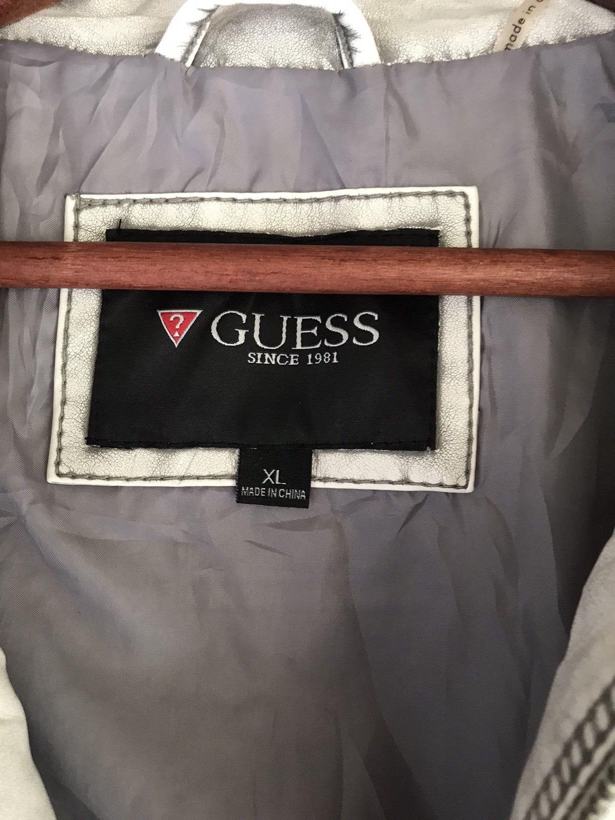 Guess × Vintage Vintage guess biker leather jacket Size US XL / EU 56 / 4 - 12 Thumbnail