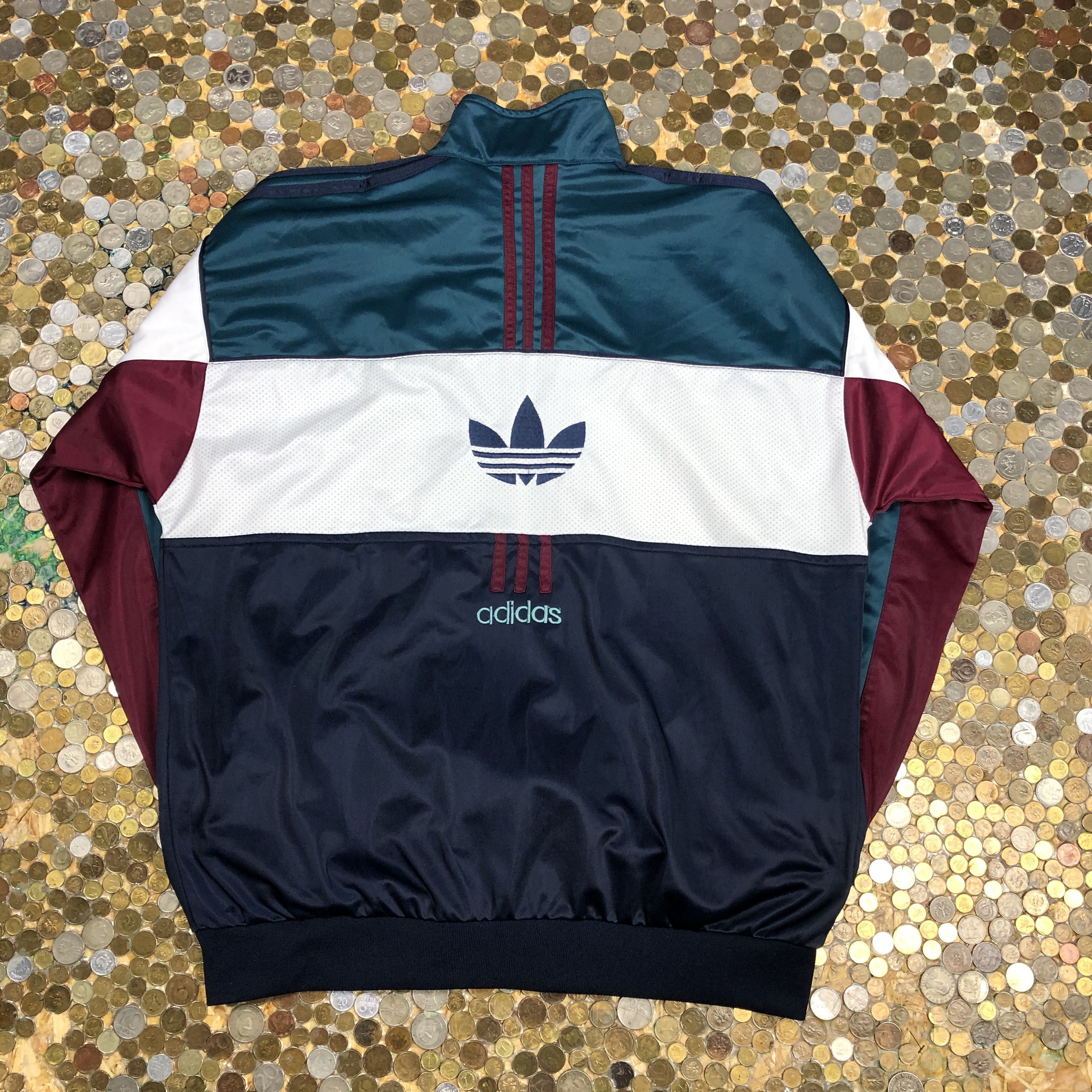 Adidas Adidas vintage zip sweatshirt tracksuit Size US XXL / EU 58 / 5 - 4 Thumbnail