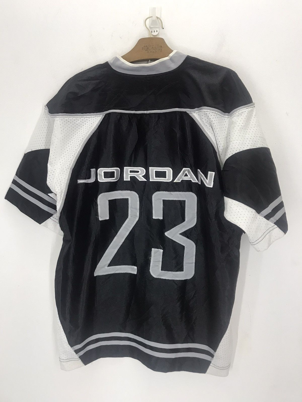 Jordan Brand × NBA Michael Jordan 23 Baseball jersey shirt spellout big logo Size US M / EU 48-50 / 2 - 11 Thumbnail
