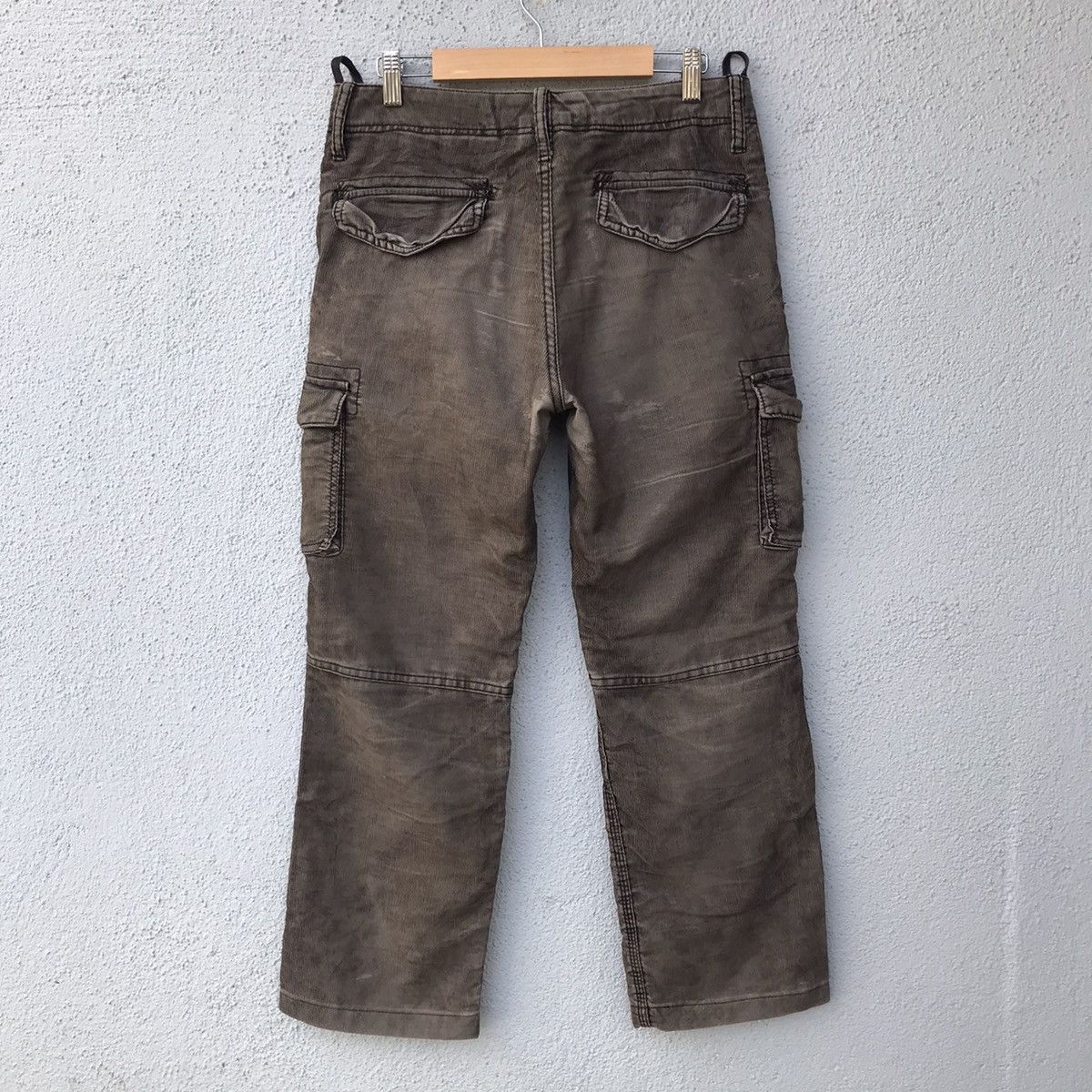 Japanese Brand Japanese Brand Distressed Corduroi Tactical Cargo Pants Size US 30 / EU 46 - 11 Thumbnail