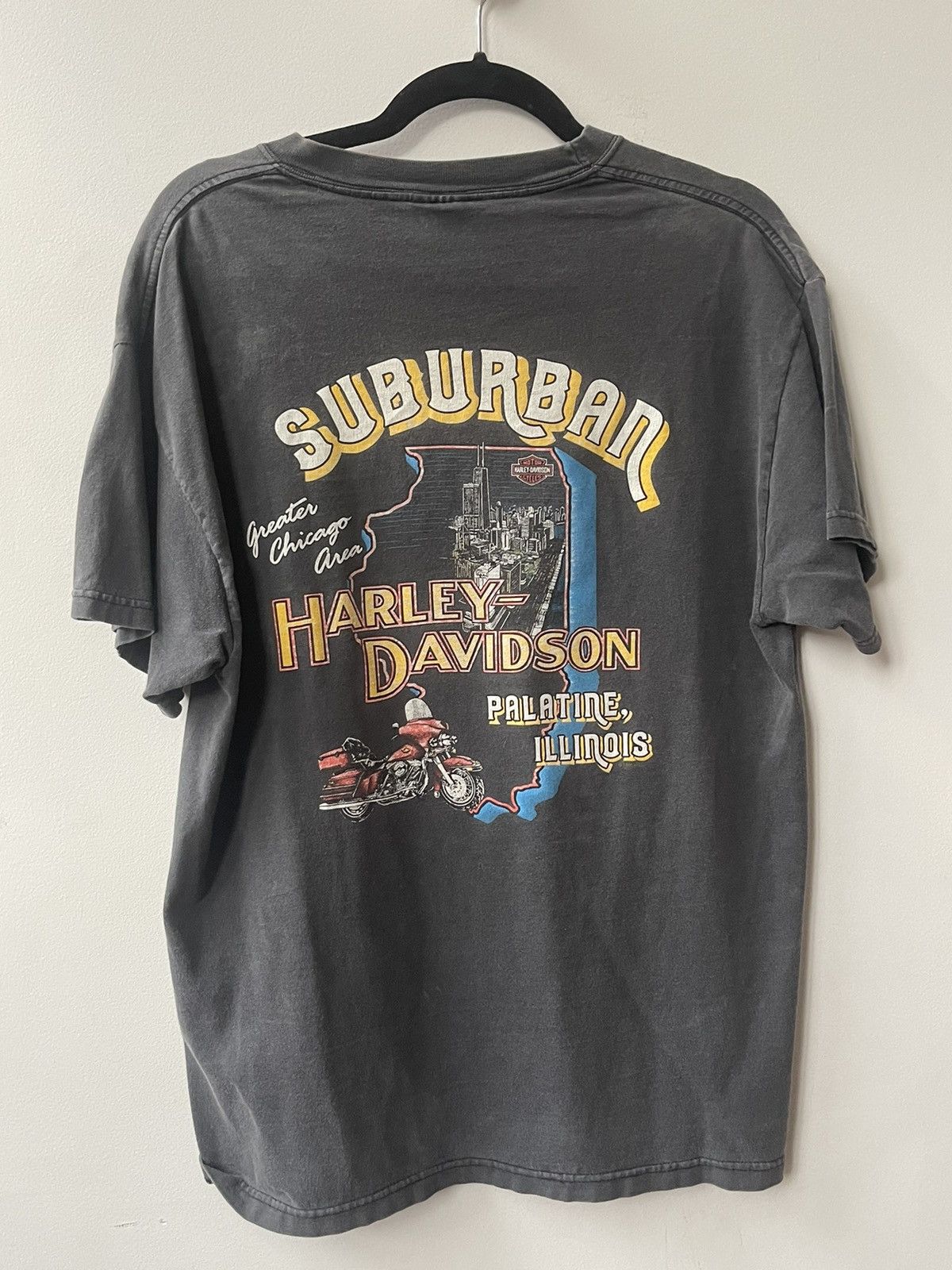 Harley Davidson × Vintage HARLEY DAVIDSON VINTAGE (L) Size US L / EU 52-54 / 3 - 3 Thumbnail