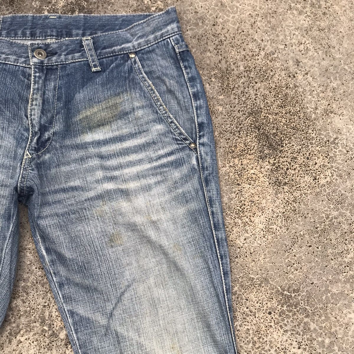 ABAHOUSE Vintage Abahouse Denim Blue Wash Faded Jeans Pants Size US 30 / EU 46 - 5 Thumbnail