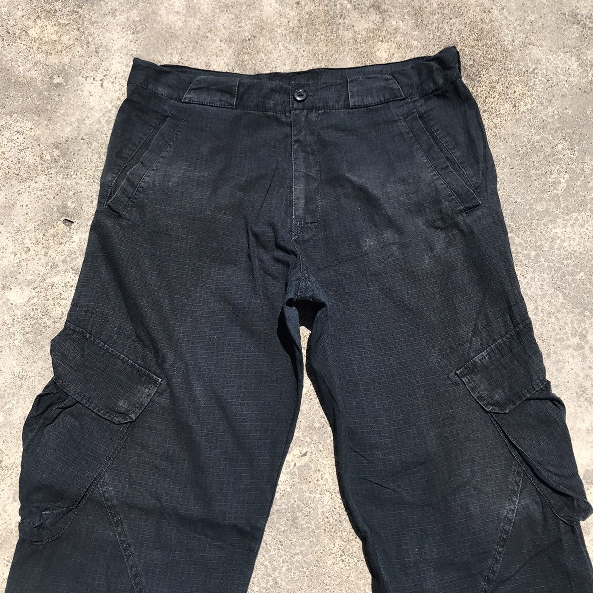 Nike Vintage Y2k Nike Faded Trousers Tactical Cargo Pants Size US 34 / EU 50 - 2 Thumbnail