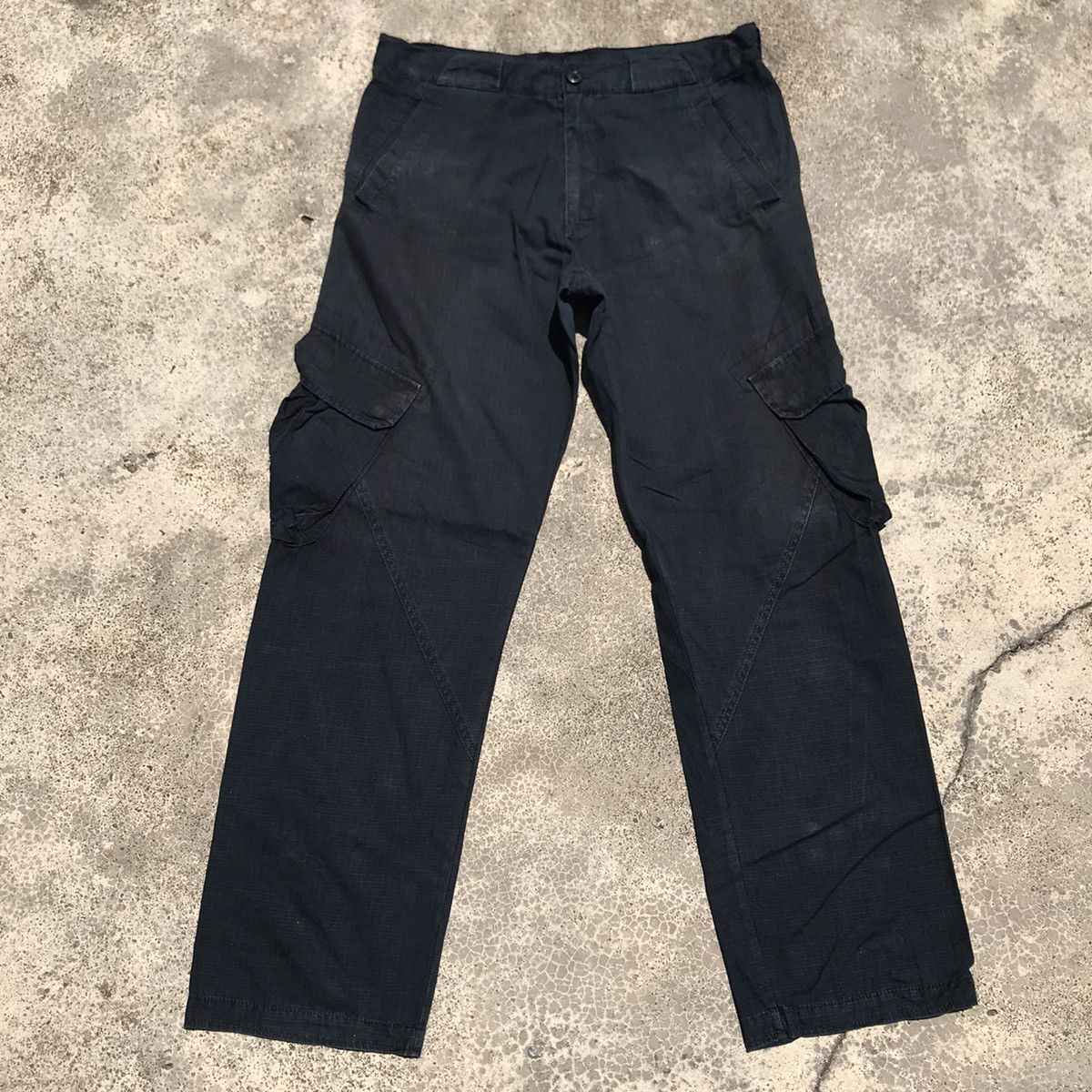 Nike Vintage Y2k Nike Faded Trousers Tactical Cargo Pants Size US 34 / EU 50 - 1 Thumbnail