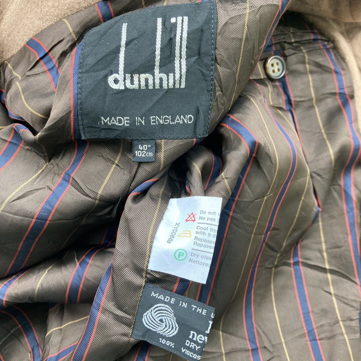 Alfred Dunhill × Vintage Vintage Dunhill Wool Jacket Size US L / EU 52-54 / 3 - 7 Thumbnail