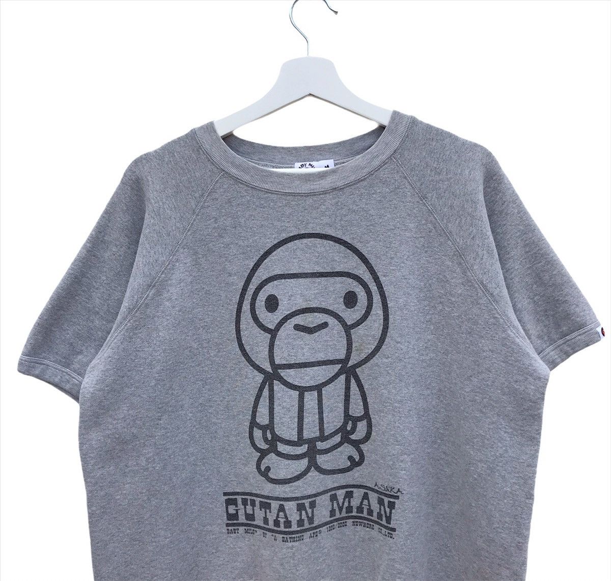 Bape × Vintage Vintage Baby milo GUTAN MAN crewneck jumper sweatshirt Size US M / EU 48-50 / 2 - 2 Thumbnail