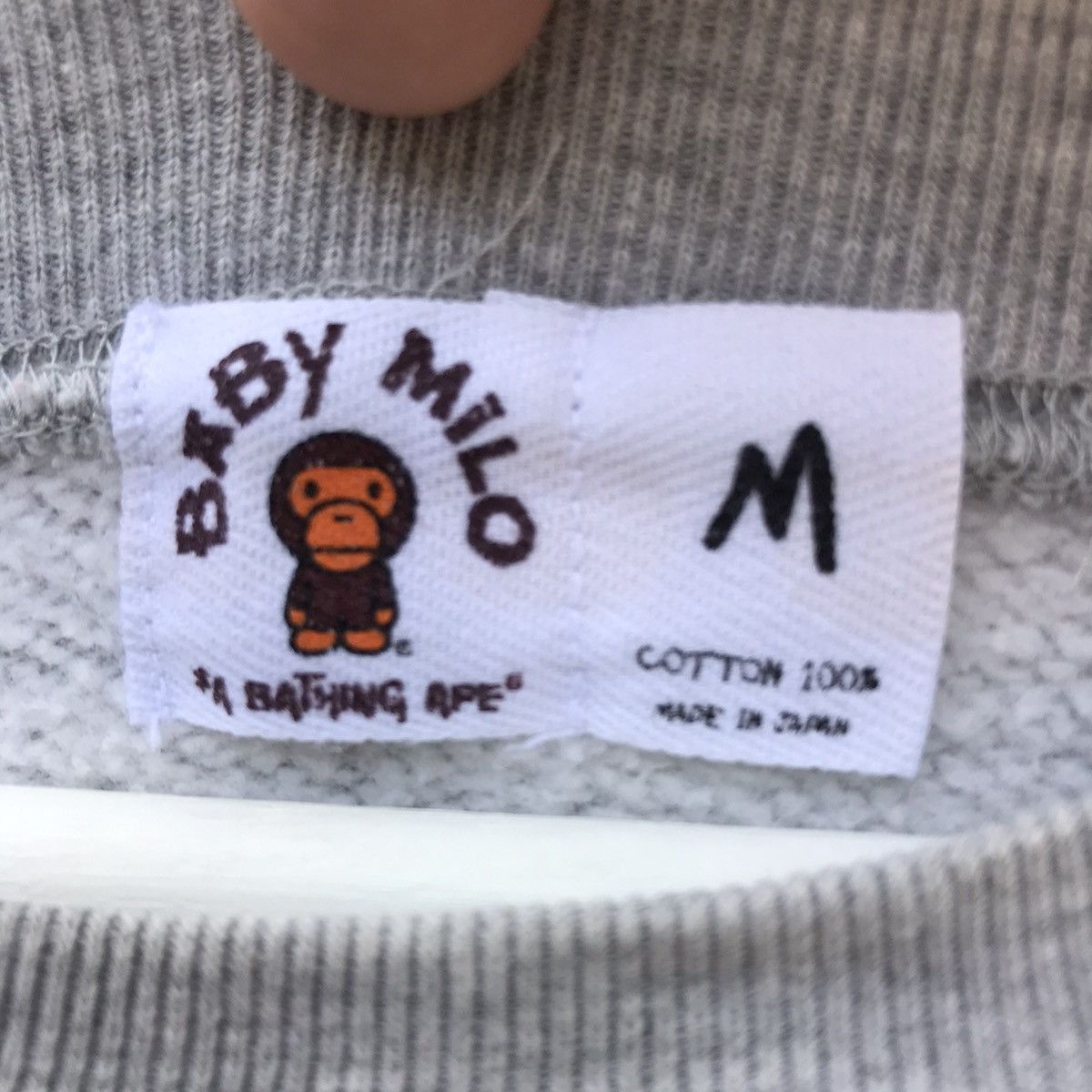 Bape × Vintage Vintage Baby milo GUTAN MAN crewneck jumper sweatshirt Size US M / EU 48-50 / 2 - 8 Thumbnail