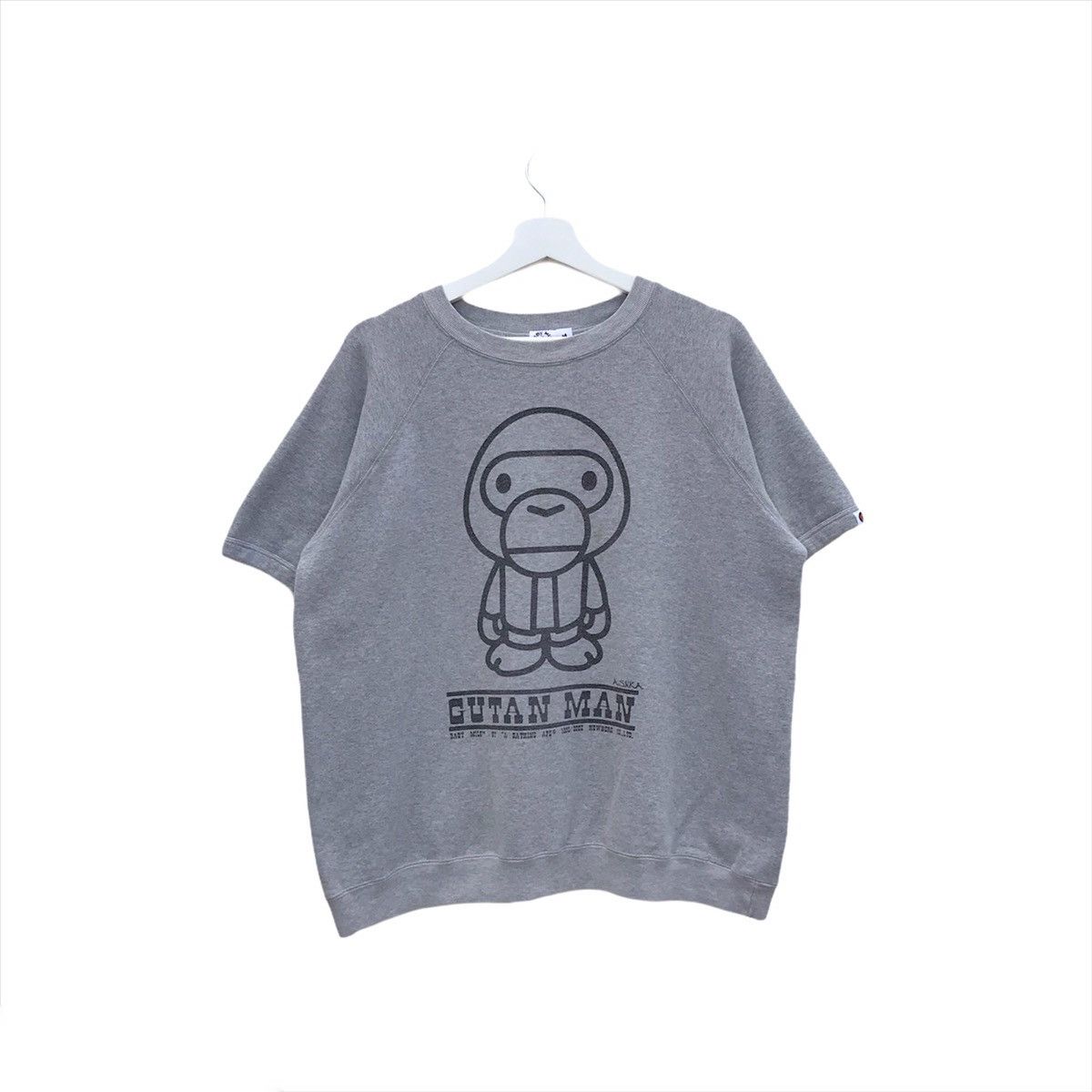 Bape × Vintage Vintage Baby milo GUTAN MAN crewneck jumper sweatshirt Size US M / EU 48-50 / 2 - 1 Thumbnail