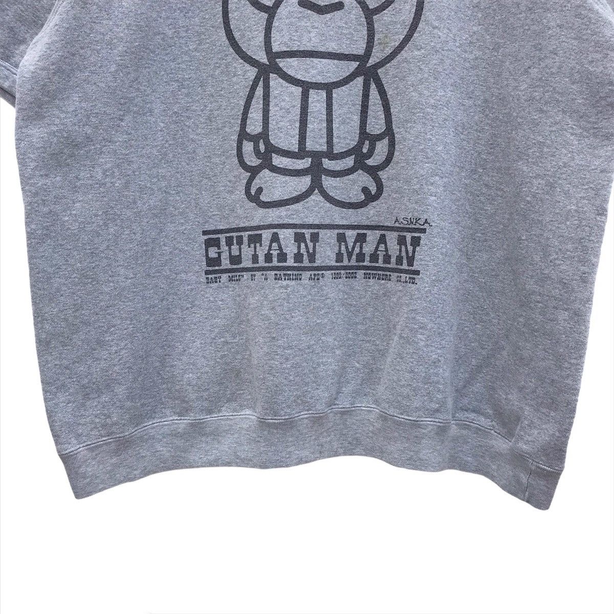 Bape × Vintage Vintage Baby milo GUTAN MAN crewneck jumper sweatshirt Size US M / EU 48-50 / 2 - 3 Thumbnail