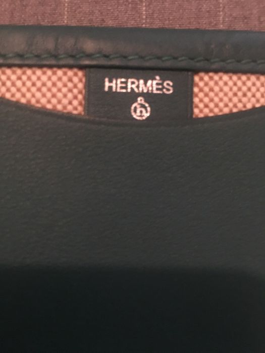 Hermes Teal petit h Passport Carrier Grailed