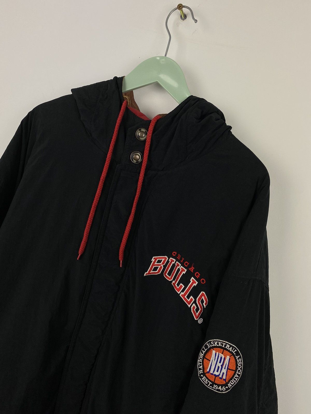 NBA Vintage Chicago Bulls NBA Jacket like Lakers Hornets Bills Size US XXL / EU 58 / 5 - 4 Thumbnail