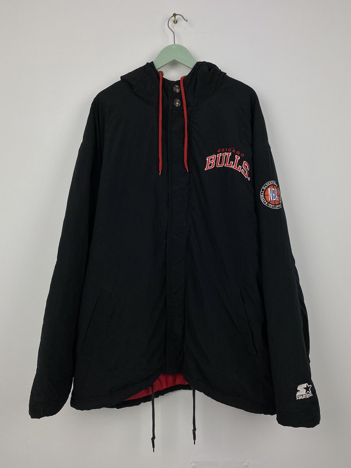 NBA Vintage Chicago Bulls NBA Jacket like Lakers Hornets Bills Size US XXL / EU 58 / 5 - 3 Thumbnail