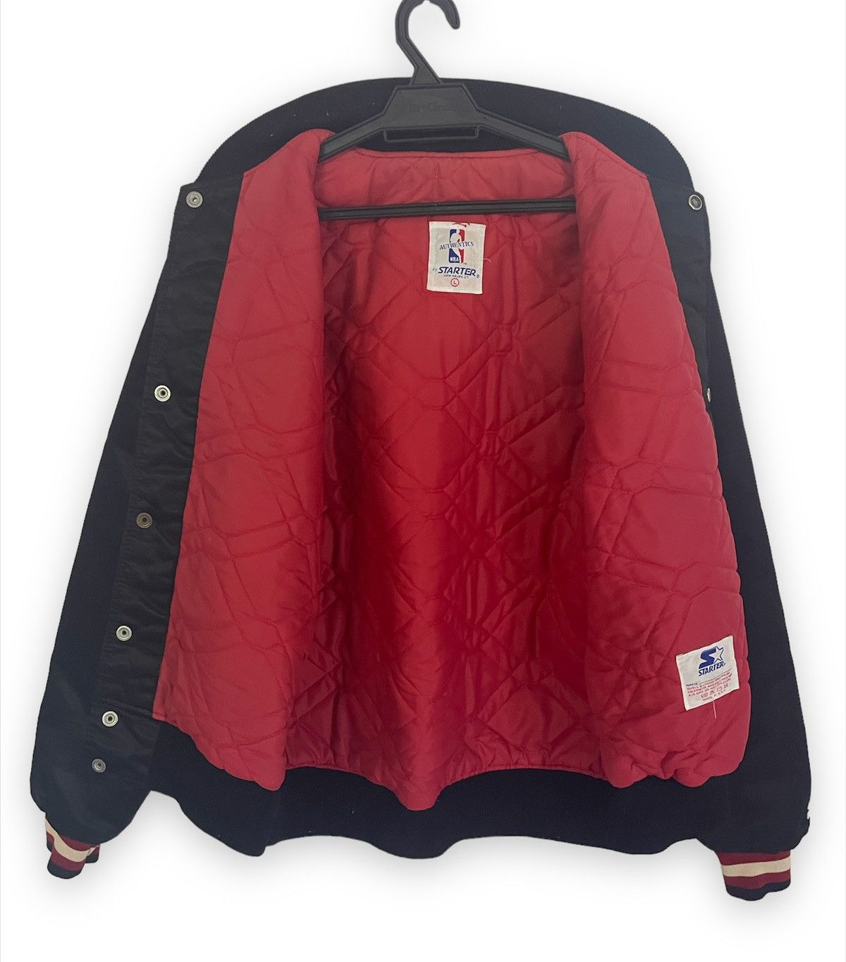 NBA 🔥Rare Vintage Chicago Bulls NBA Satin Jacket Size US L / EU 52-54 / 3 - 9 Thumbnail