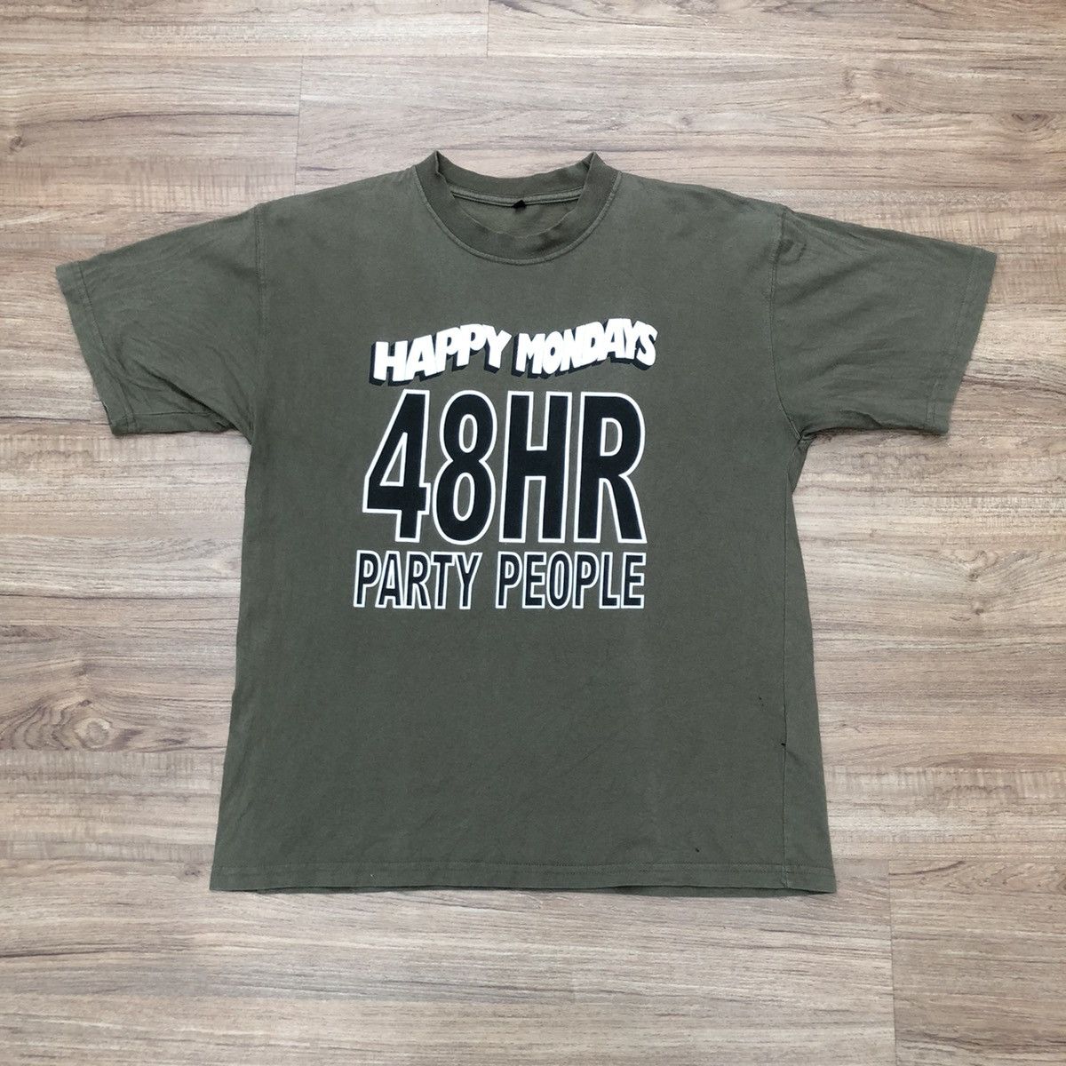 Vintage Vintage Happy Mondays 48Hr Party People T Shirt 21x26 Size US M / EU 48-50 / 2 - 2 Thumbnail