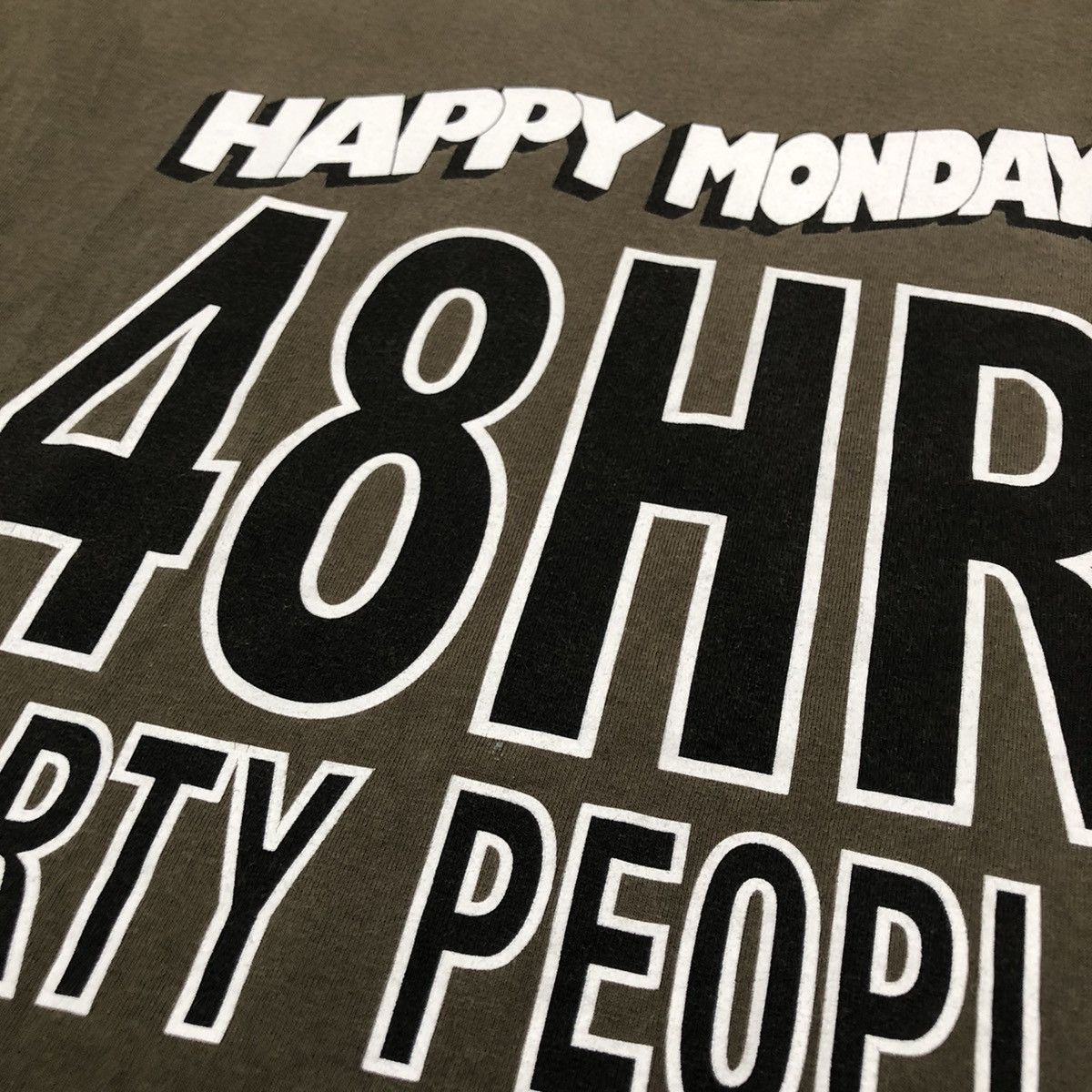 Vintage Vintage Happy Mondays 48Hr Party People T Shirt 21x26 Size US M / EU 48-50 / 2 - 4 Thumbnail