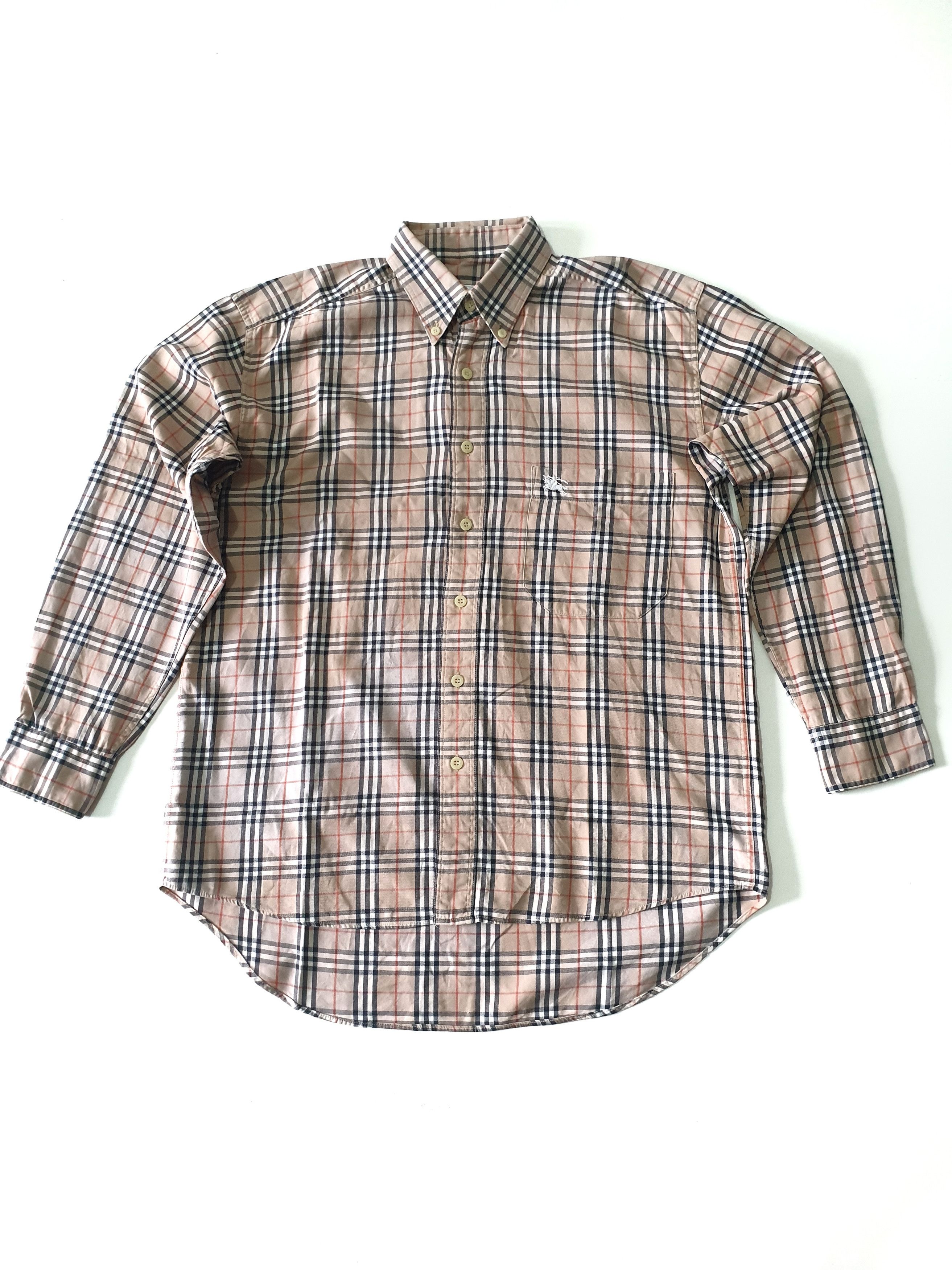 Burberry Vintage Burberrys Nova Check Shirts Size US M / EU 48-50 / 2 - 1 Thumbnail