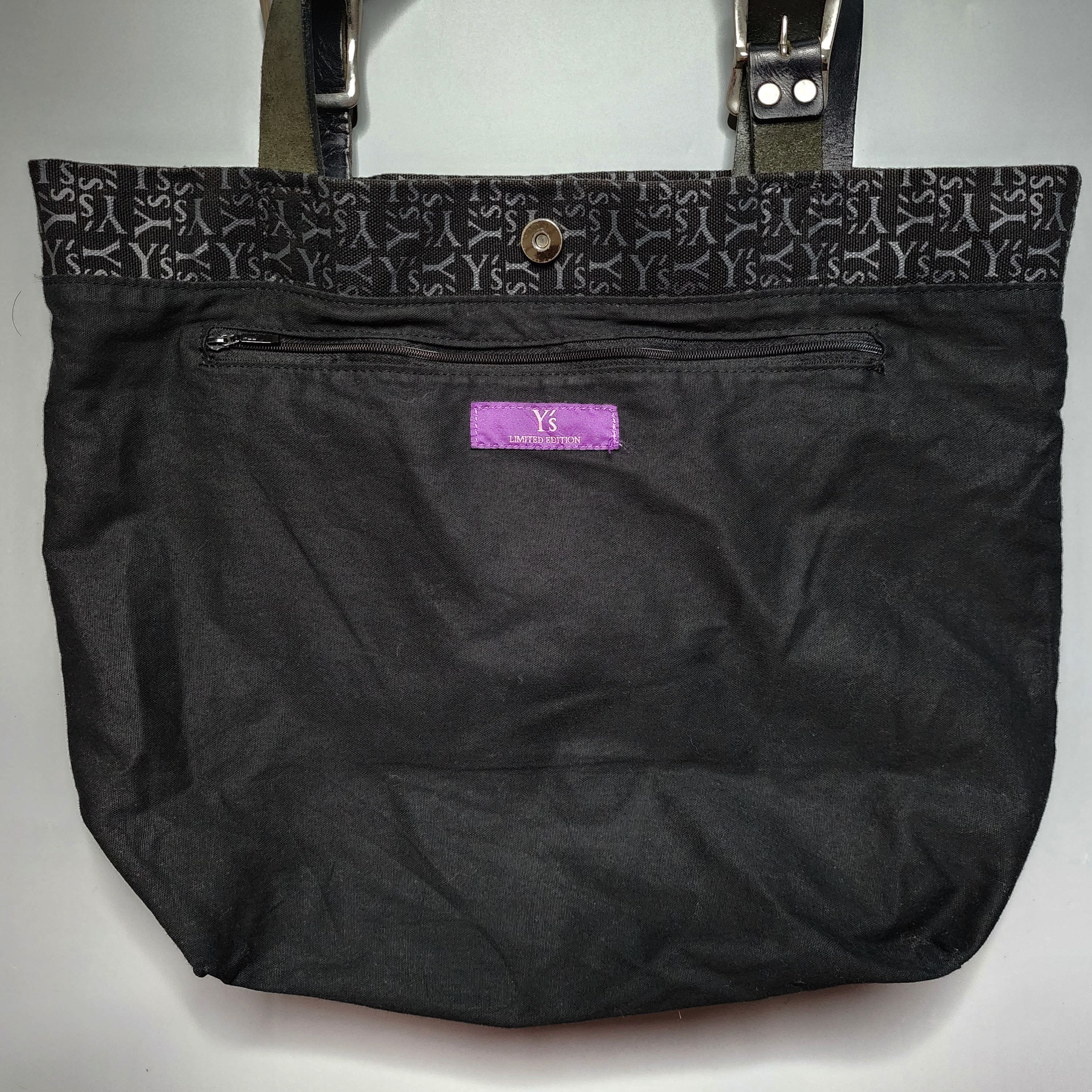 Yohji Yamamoto Yohji Yamamoto Y's - Big Canvas Tote Bag Size ONE SIZE - 5 Thumbnail