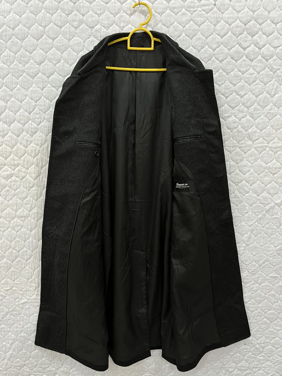 Pierre Balmain F. PIERRE BALMAIN BLACK LONG JACKET Size US M / EU 48-50 / 2 - 4 Thumbnail