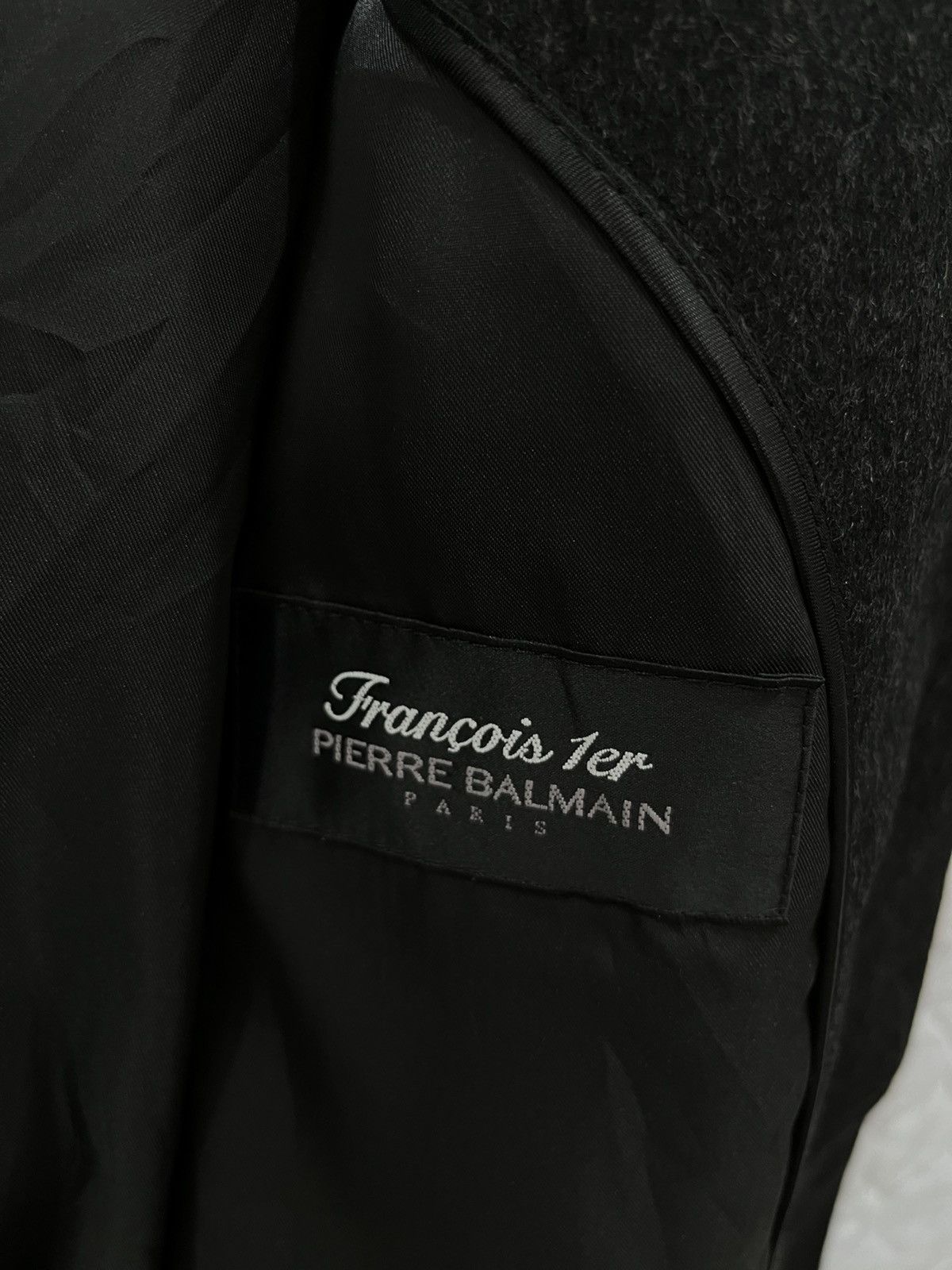 Pierre Balmain F. PIERRE BALMAIN BLACK LONG JACKET Size US M / EU 48-50 / 2 - 6 Thumbnail