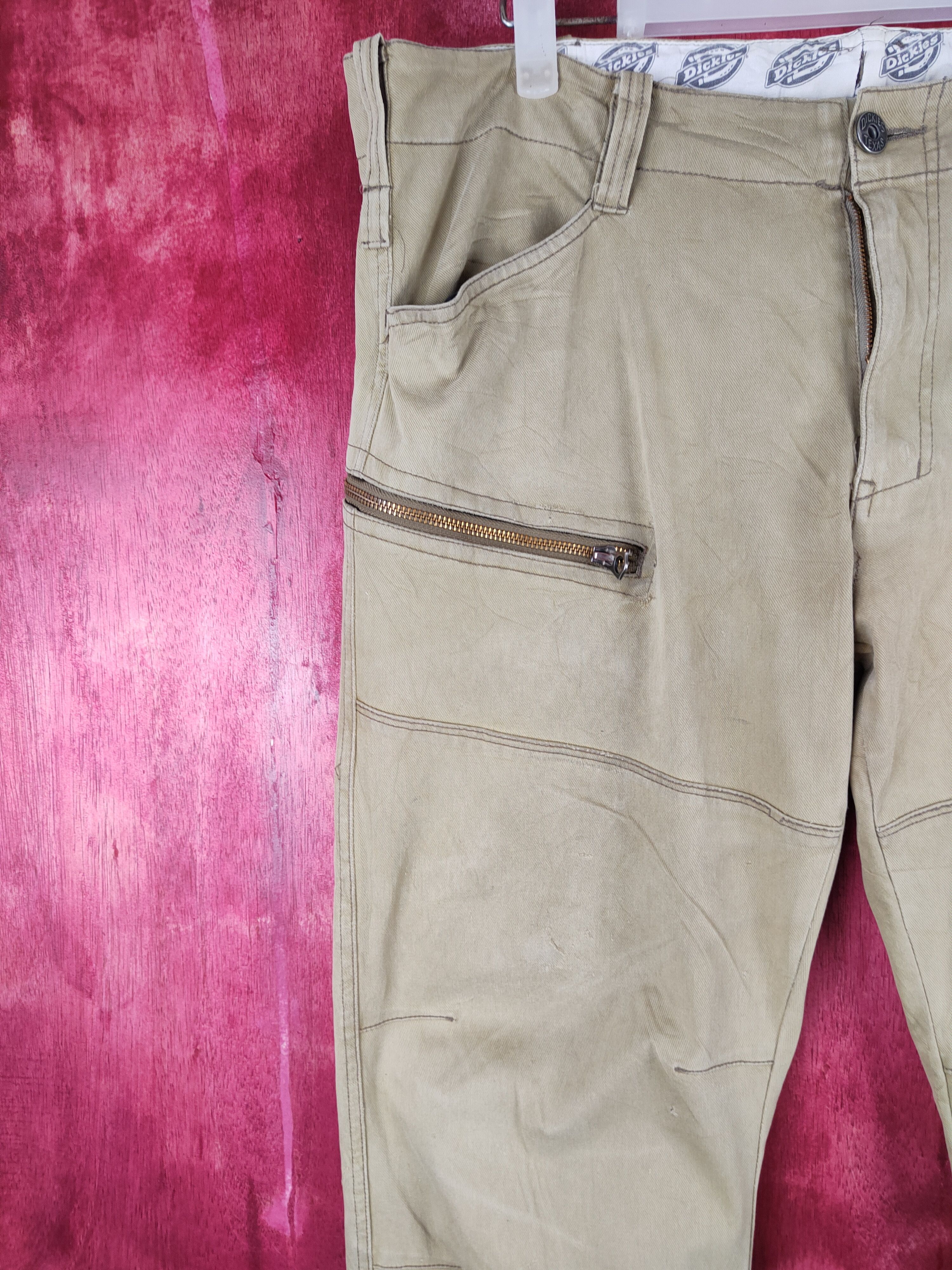 Dickies Dickies Beige Multi Pocket Tactical Casual Pants #S628 Size US 38 / EU 54 - 3 Thumbnail