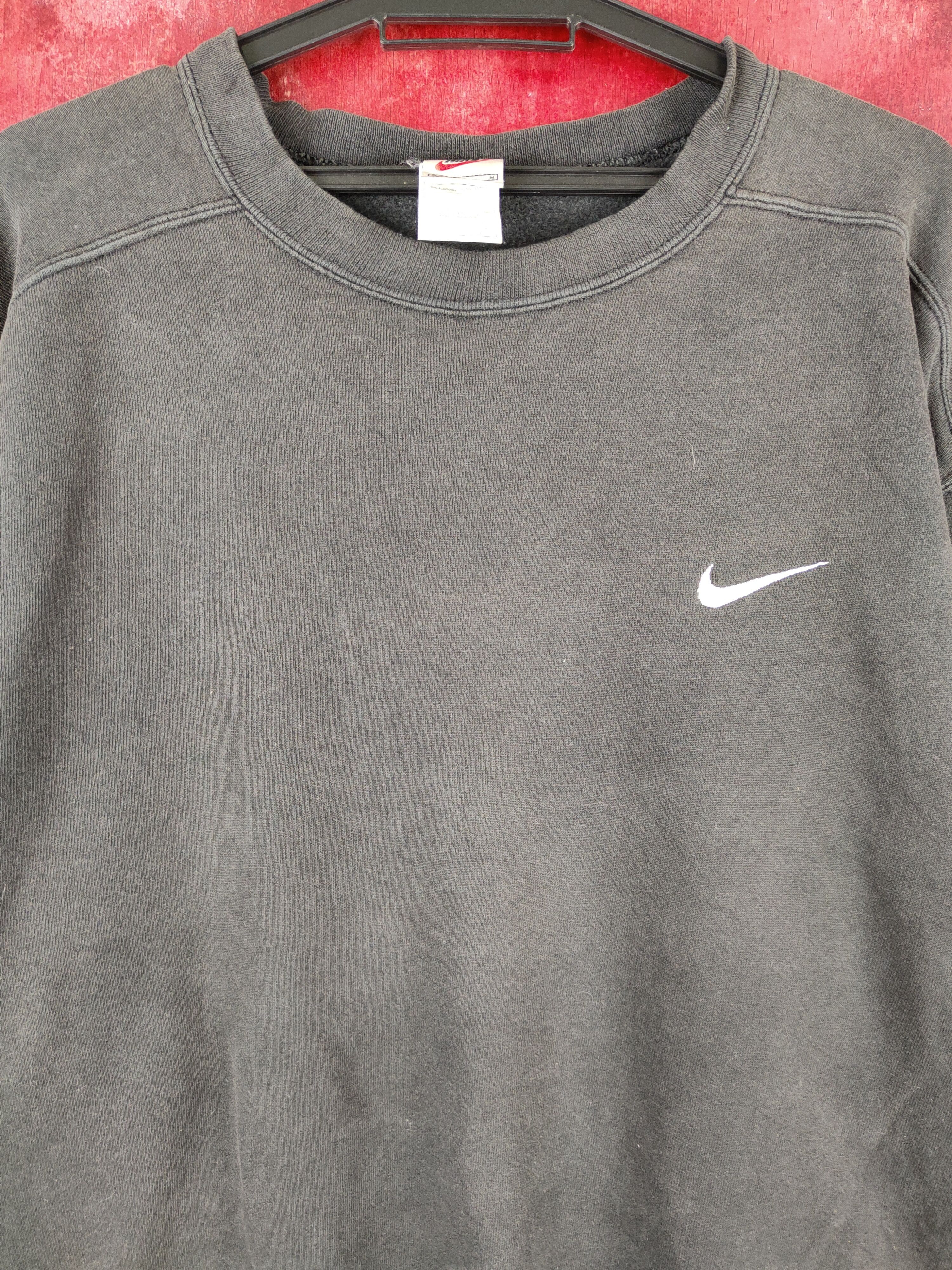 Nike Nike made in usa vintage Black Faded Sweatshirt #S629 Size US M / EU 48-50 / 2 - 2 Thumbnail