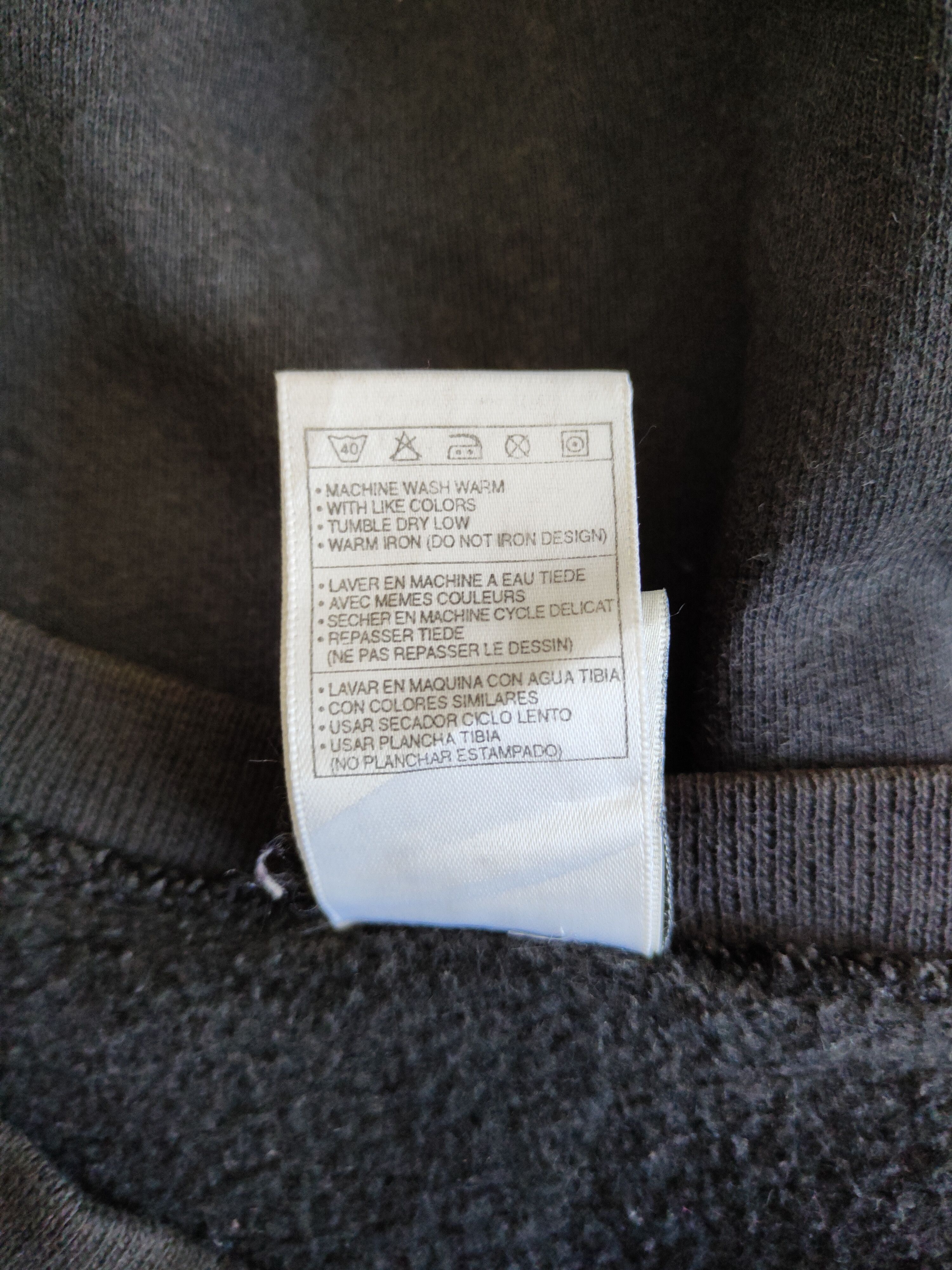 Nike Nike made in usa vintage Black Faded Sweatshirt #S629 Size US M / EU 48-50 / 2 - 10 Thumbnail