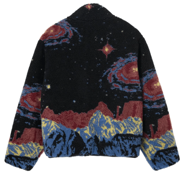 Stussy Stussy Cosmos Sherpa Jacket Fleece Reversible | Grailed