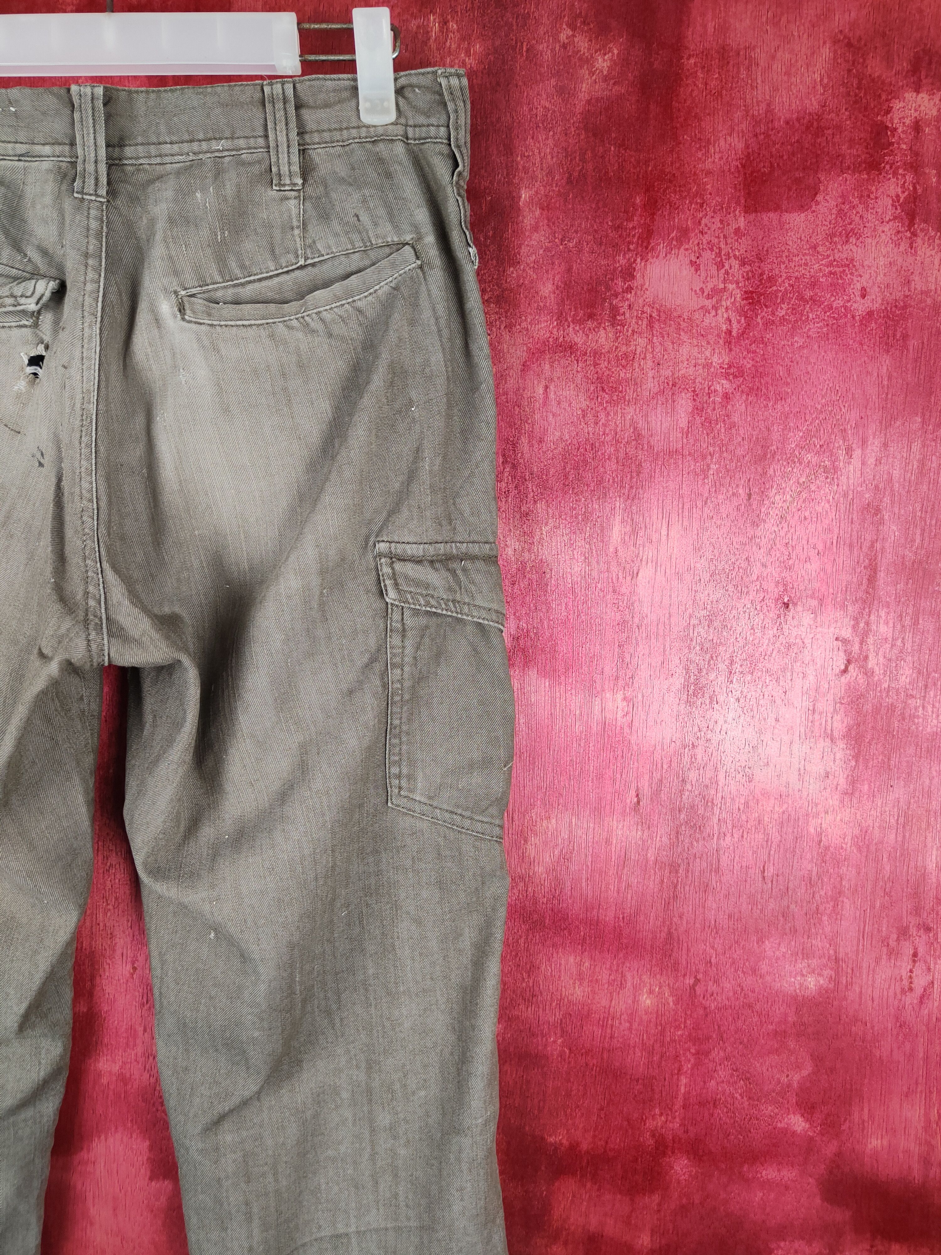 Japanese Brand × Vintage Azito Dark Brown Multi Pocket Tactical Cargo Pants #S610 Size US 30 / EU 46 - 12 Thumbnail