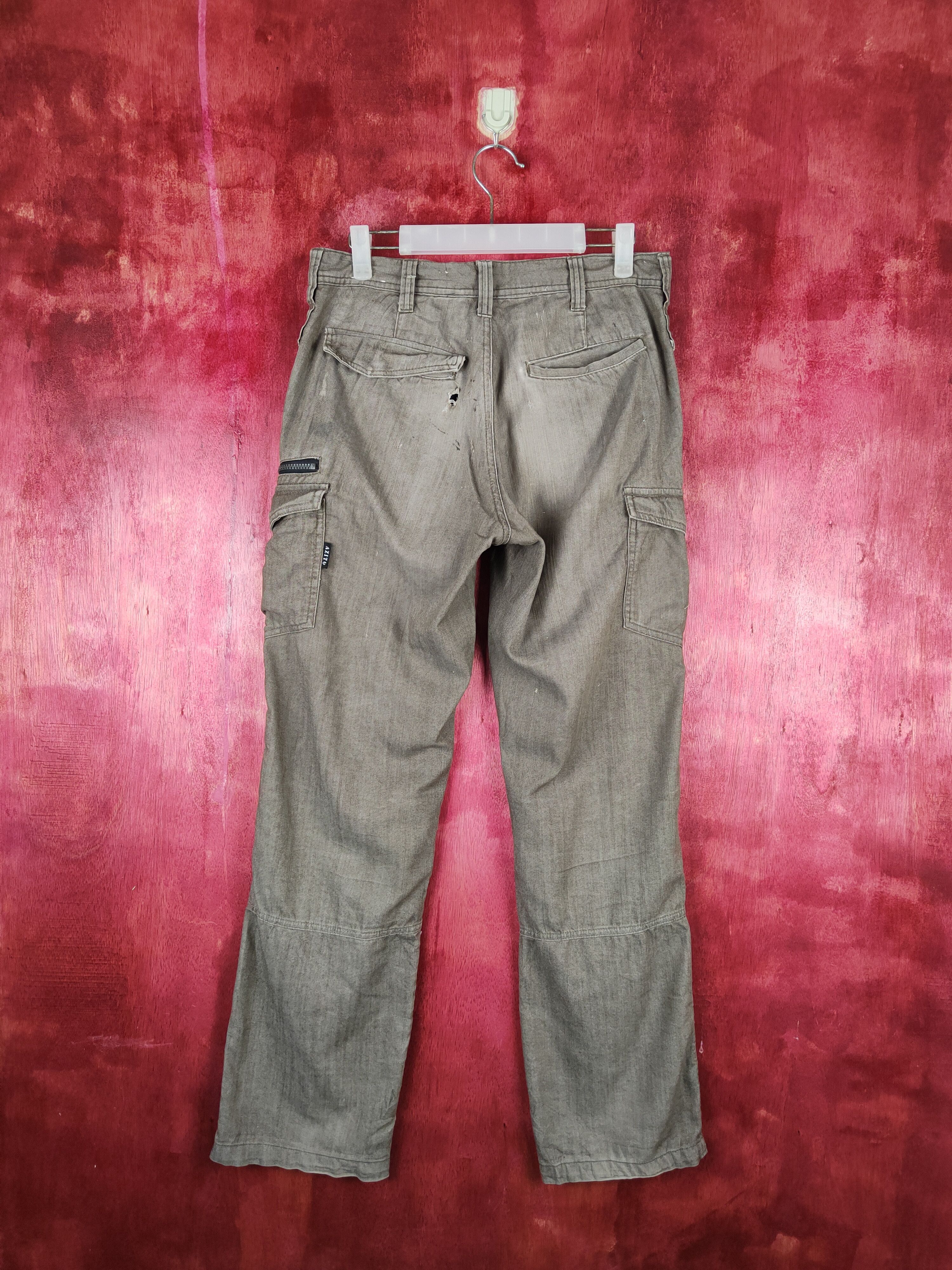 Japanese Brand × Vintage Azito Dark Brown Multi Pocket Tactical Cargo Pants #S610 Size US 30 / EU 46 - 8 Thumbnail
