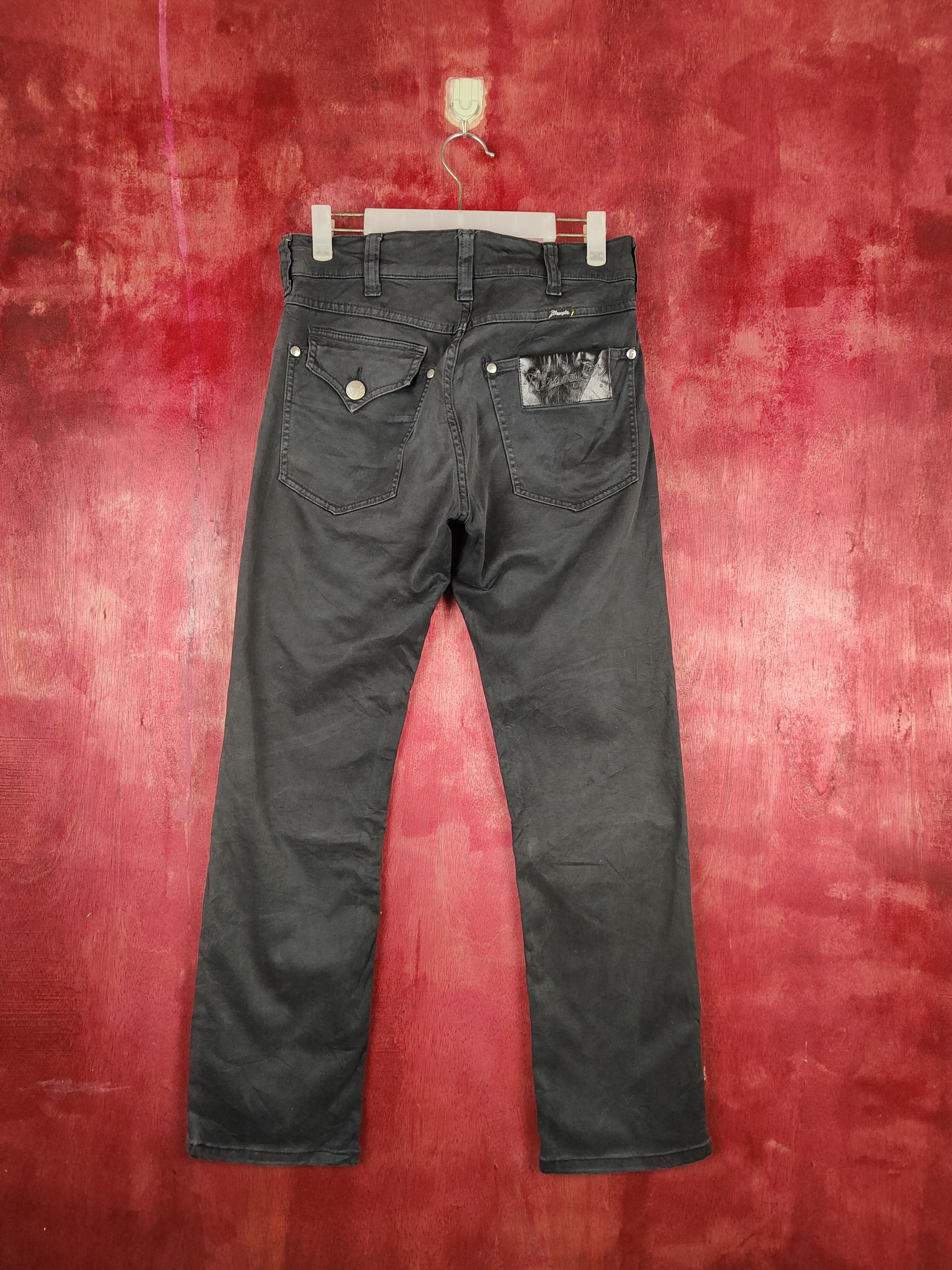 Japanese Brand Wrangler Black Faded Multi Pocket Tactical Cargo Pants #S611 Size US 29 - 7 Thumbnail