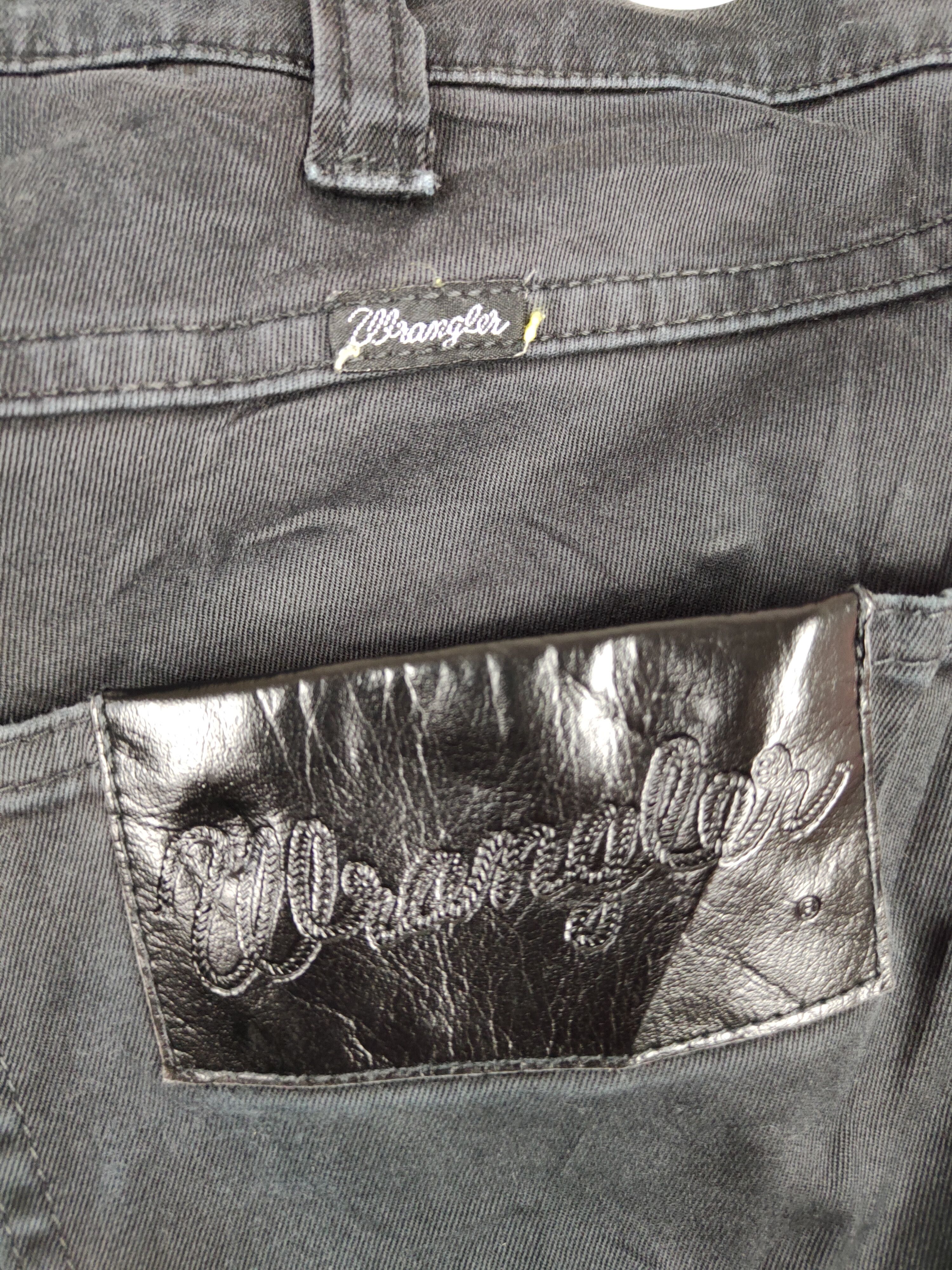 Japanese Brand Wrangler Black Faded Multi Pocket Tactical Cargo Pants #S611 Size US 29 - 8 Thumbnail