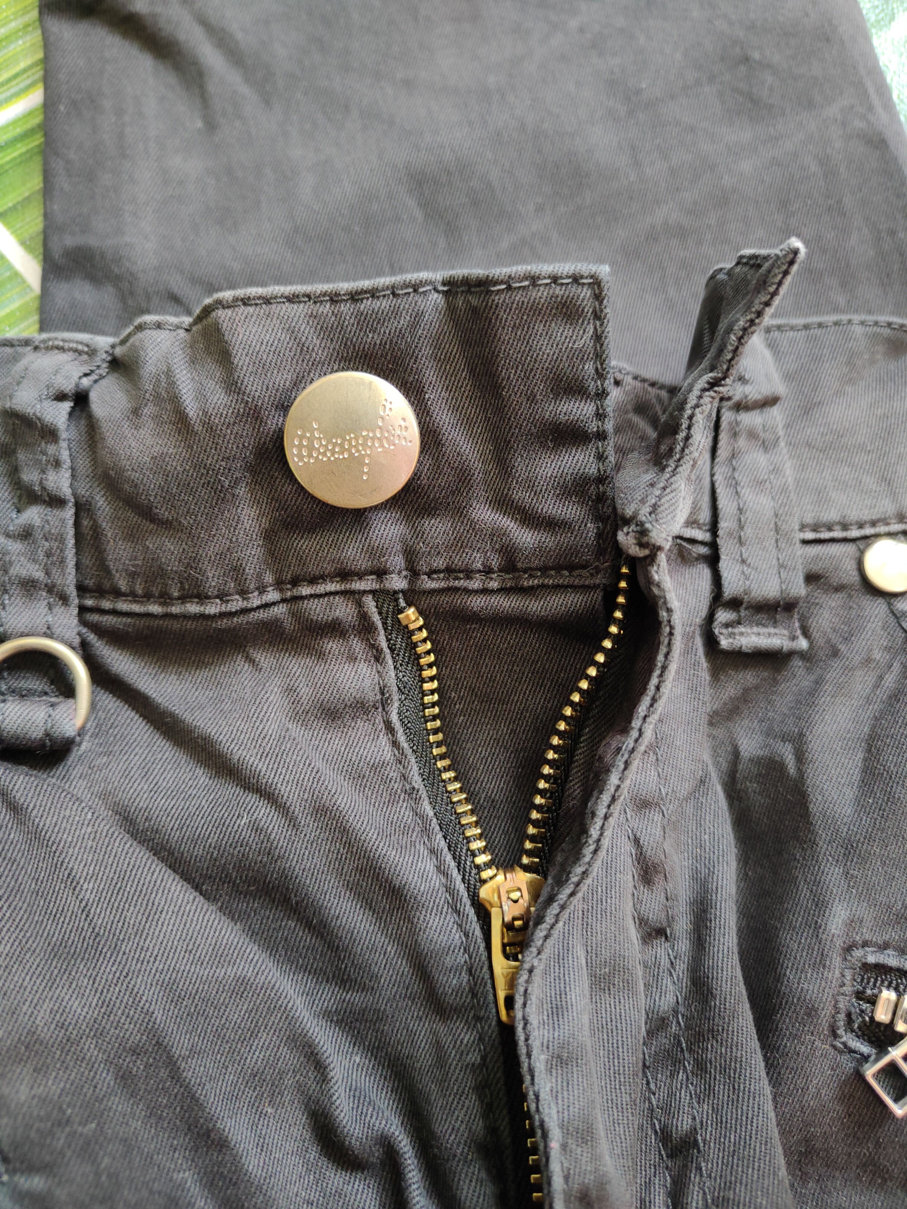 Japanese Brand Wrangler Black Faded Multi Pocket Tactical Cargo Pants #S611 Size US 29 - 14 Thumbnail