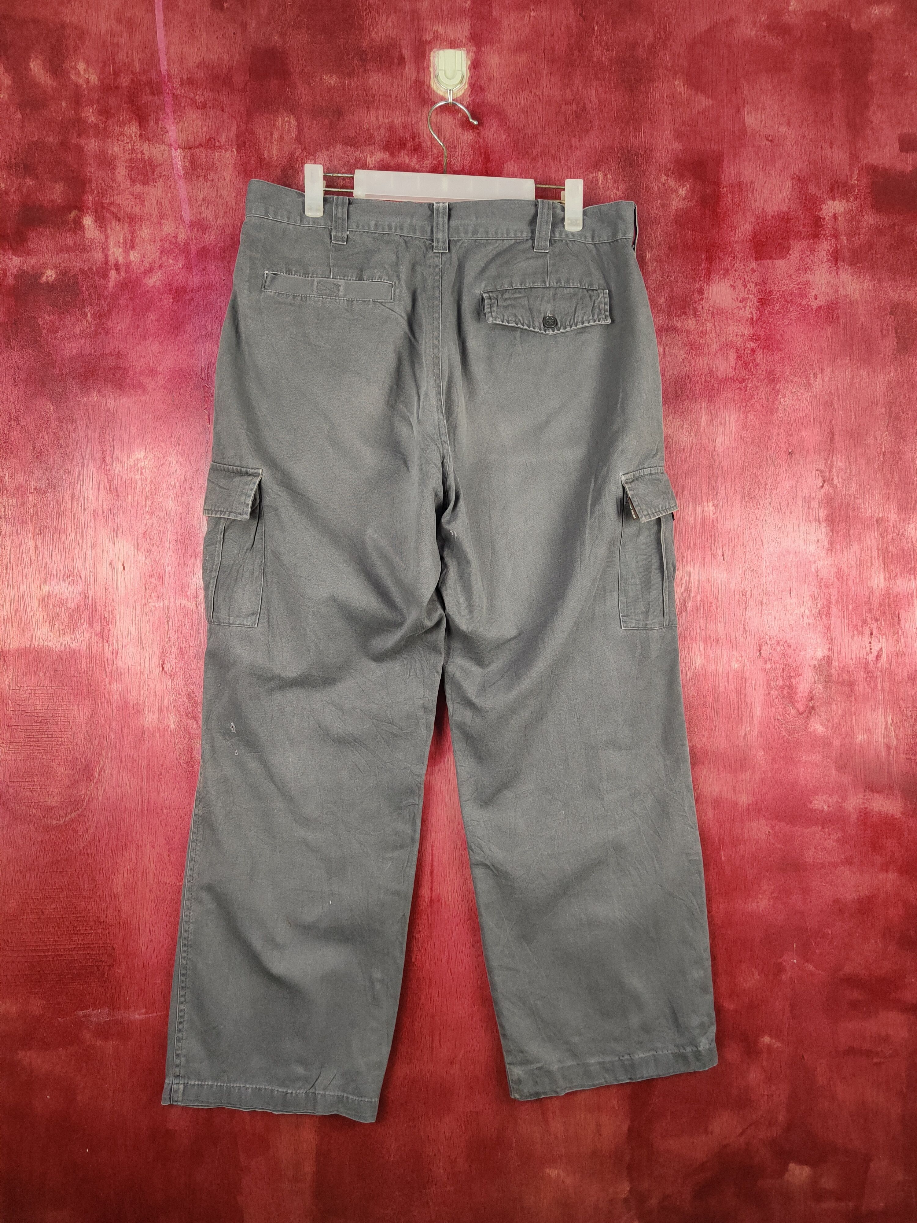 Japanese Brand Azito Impact Dark Gray Multi Pocket Cargo Pants #S622 Size US 34 / EU 50 - 8 Thumbnail