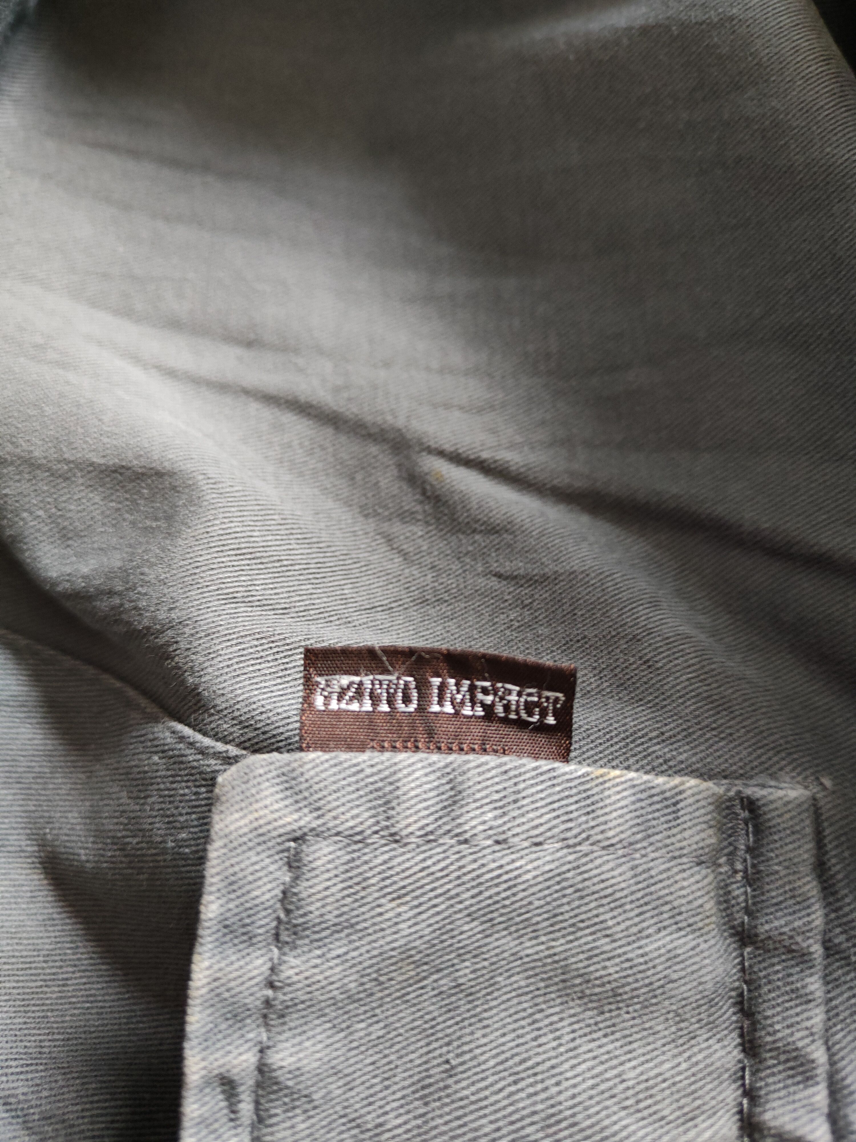 Japanese Brand Azito Impact Dark Gray Multi Pocket Cargo Pants #S622 Size US 34 / EU 50 - 15 Thumbnail