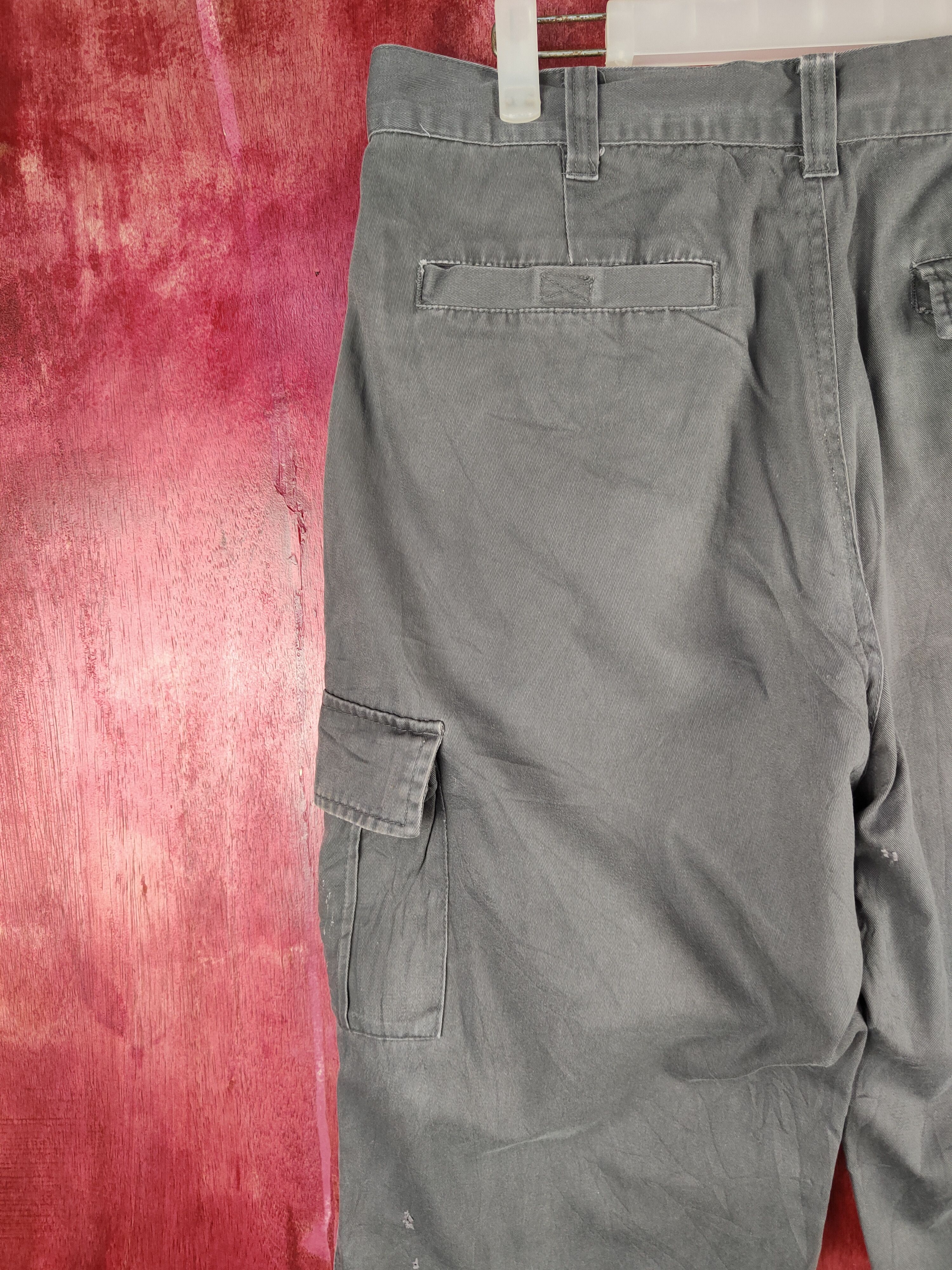 Japanese Brand Azito Impact Dark Gray Multi Pocket Cargo Pants #S622 Size US 34 / EU 50 - 9 Thumbnail
