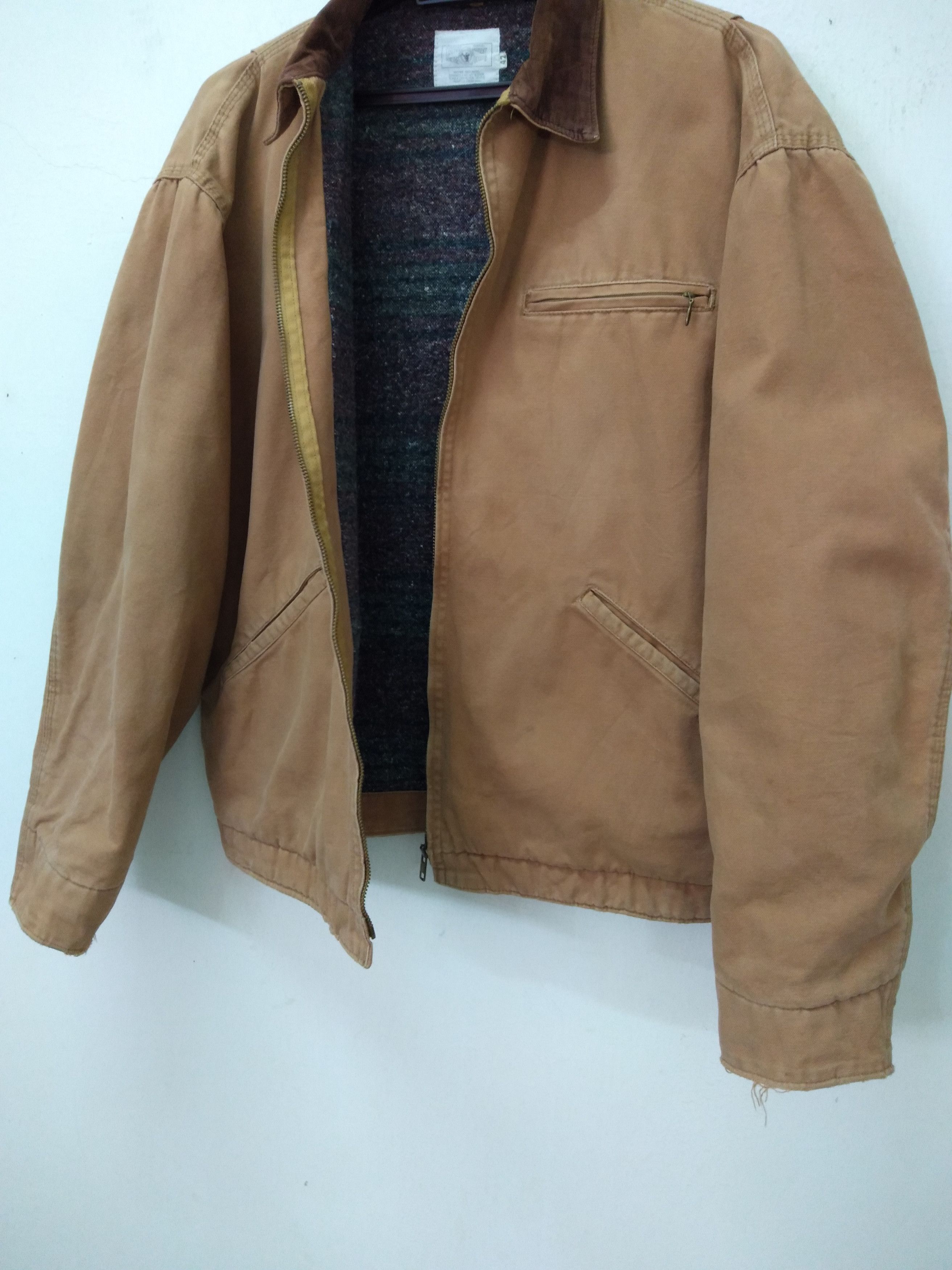 Japanese Brand Workwear blanket lining Zipper Size US L / EU 52-54 / 3 - 6 Thumbnail
