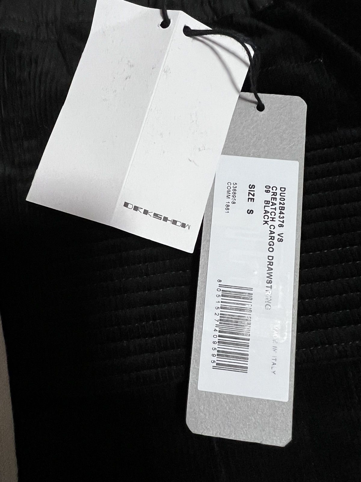 Rick Owens Drkshdw Rick owens drkshdw creatch cargo drawstring pants sz s Size US 32 / EU 48 - 7 Thumbnail
